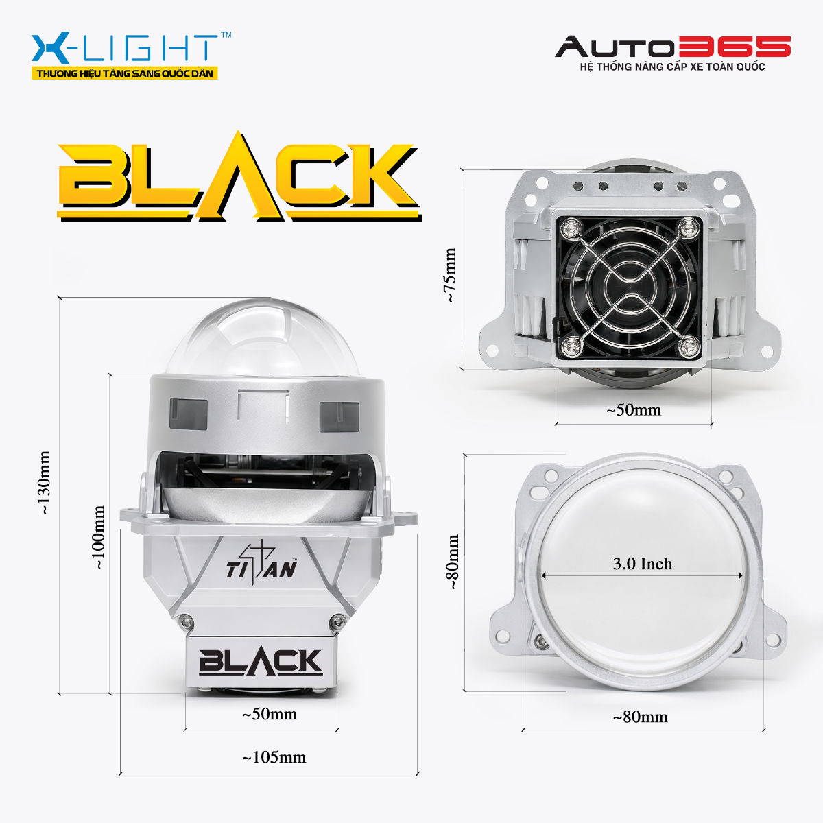 Bi LED Titan Black 2026 - Hình 8