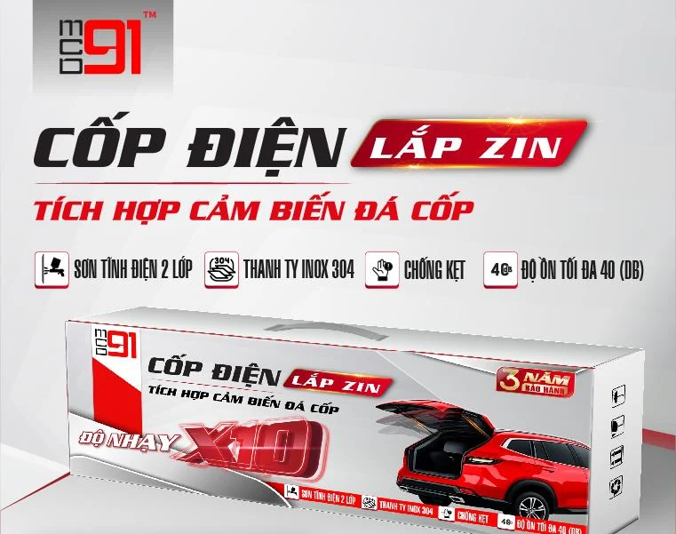 CỐP ĐIỆN KÈM ĐÁ CỐP MCD91 CHO VINFAST - Hình 2