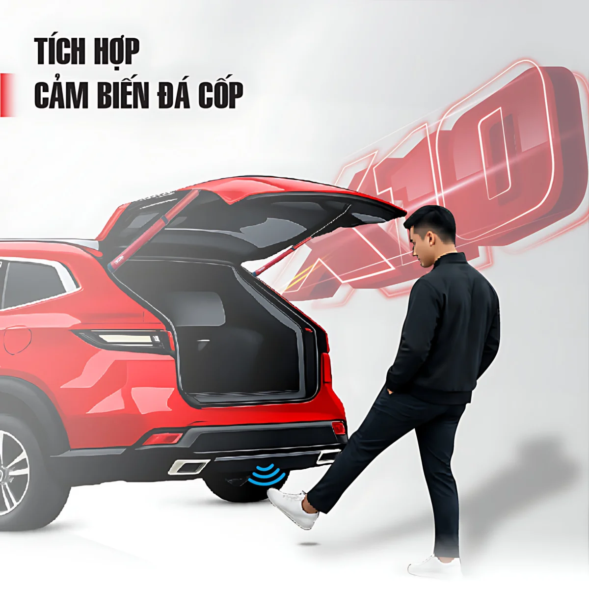 CỐP ĐIỆN KÈM ĐÁ CỐP MCD91 CHO VINFAST - Hình 4