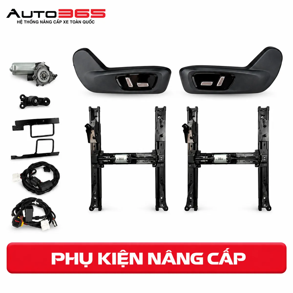 Ghế chỉnh điện không cắt hàn GBA cho VinFast Limo Green / MPV7 - Hình 4