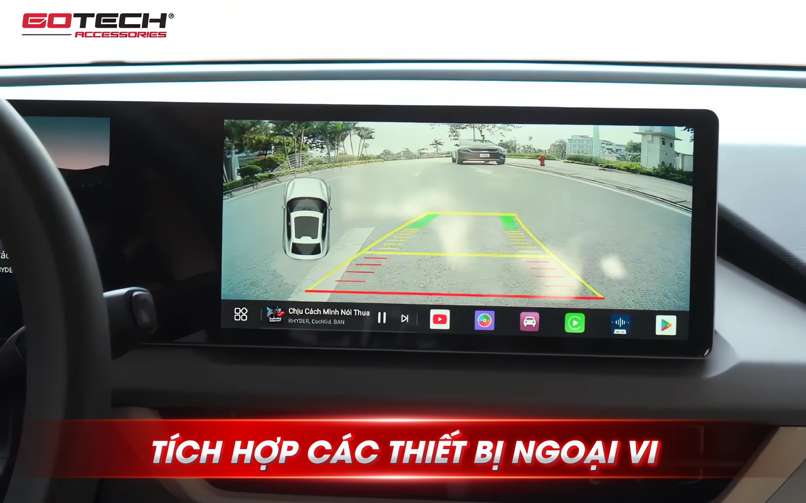 Màn hình ô tô thông minh Gotech GT VF3 Dual IPS 10.33 inch – lắp đặt tại Auto365