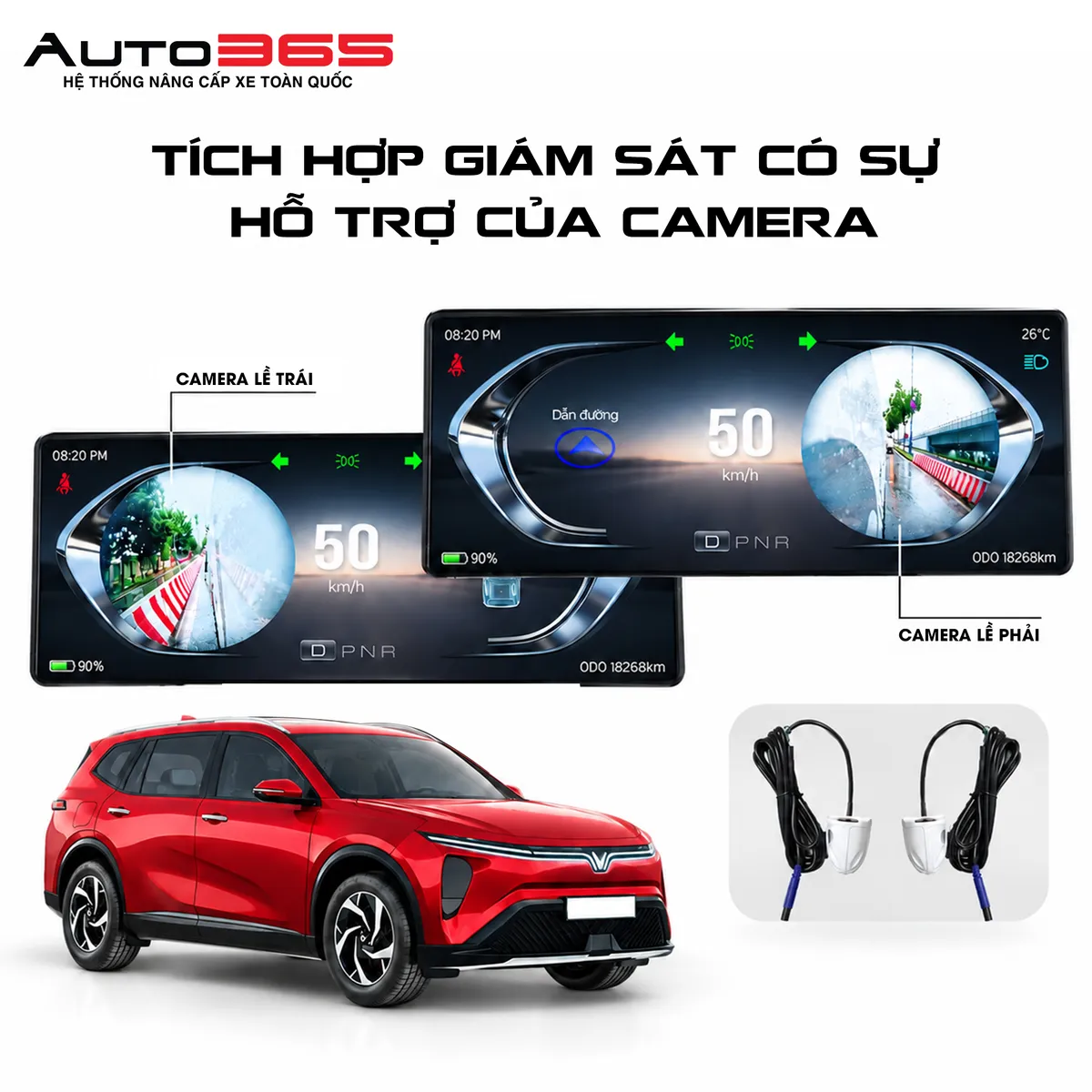 Màn hình ODO CarPlay GBA cho VinFast Limo Green / MPV7 - Hình 3