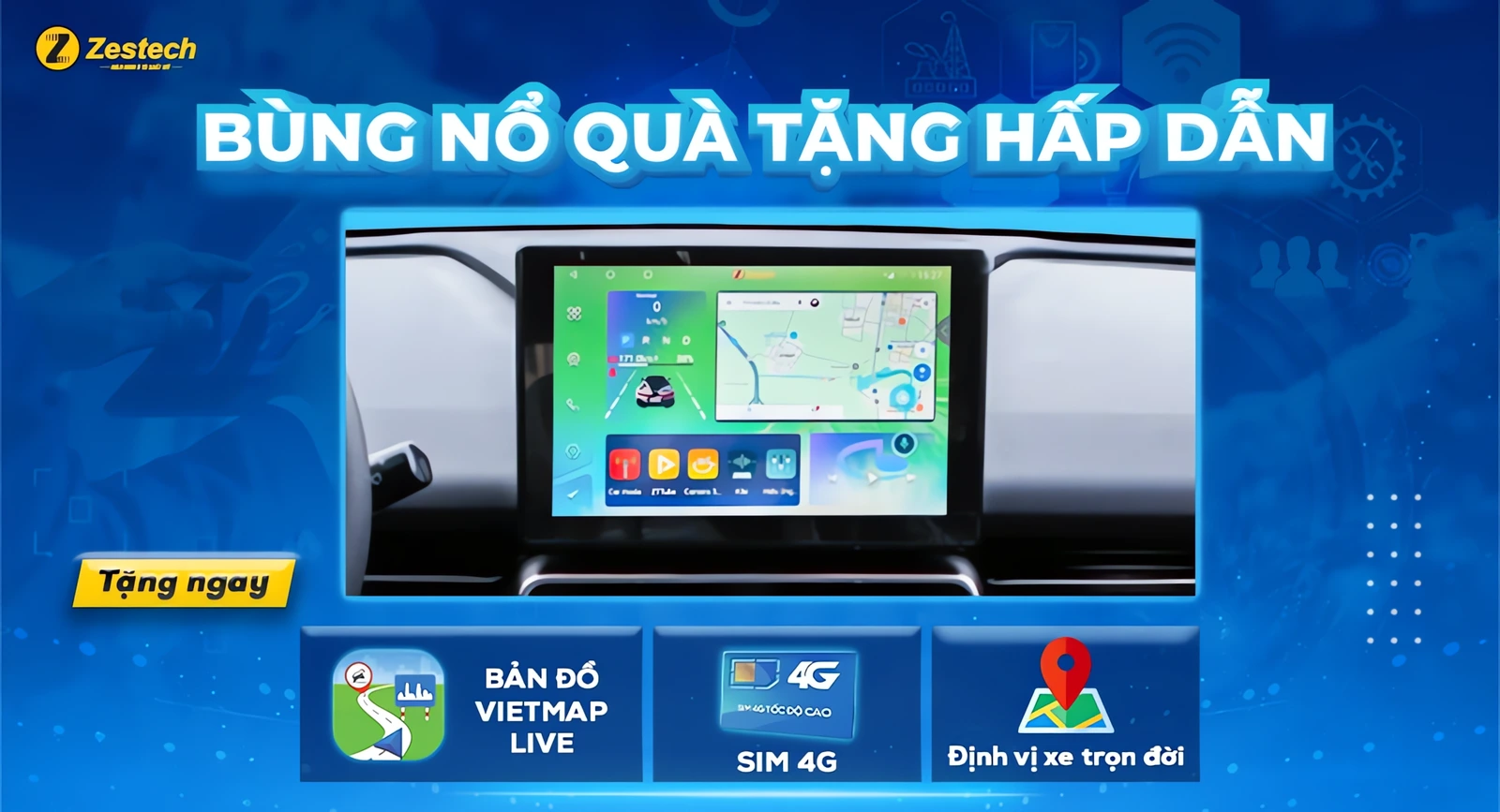 Module Android MHU Zestech cho VinFast Limo Green – điểm nổi bật