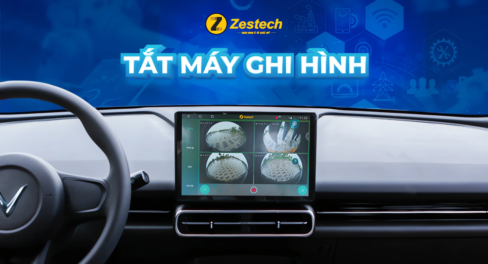 MHU Android Zestech kèm camera 360 cho VinFast Limo Green – đối tượng phù hợp