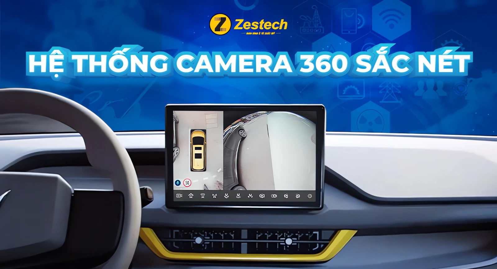 MHU Android Zestech ZT3 360 kèm camera 360 cho VinFast VF3 – thông số kỹ thuật