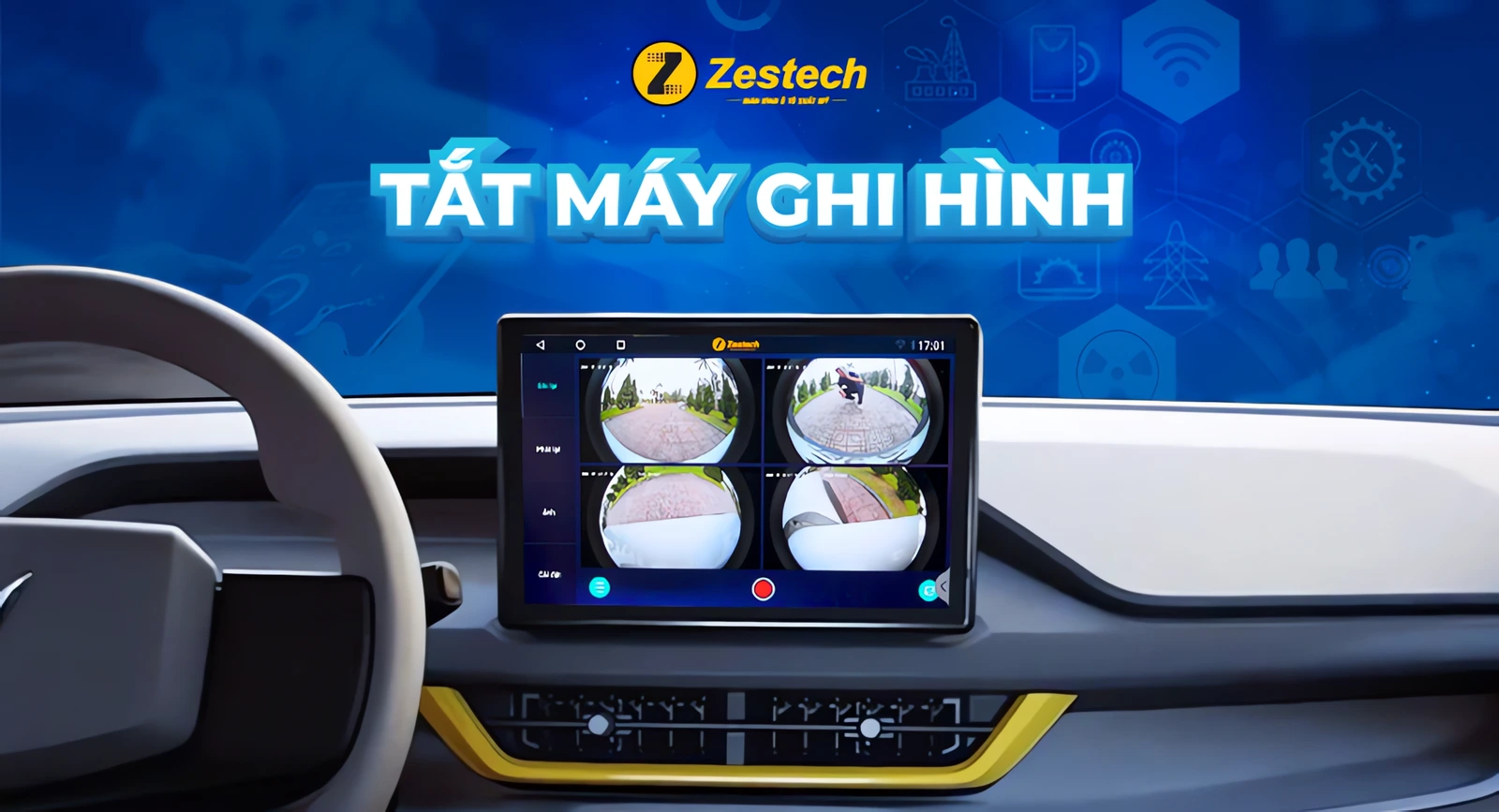 MHU Android Zestech ZT3 360 kèm camera 360 cho VinFast VF3 – đối tượng phù hợp