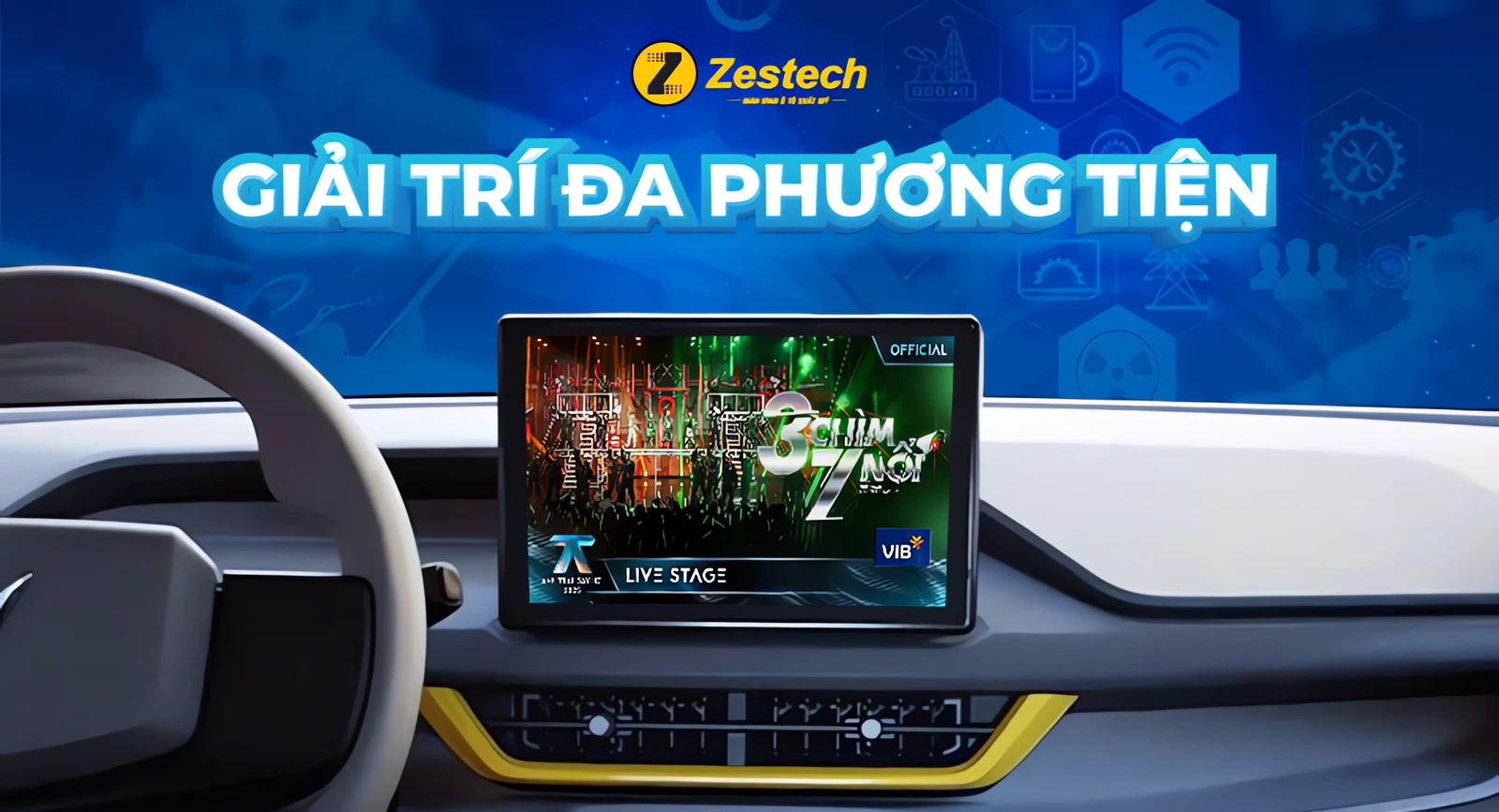 MHU Android Zestech ZT3 cho màn hình zin VinFast VF3 – so sánh mẫu cùng hãng
