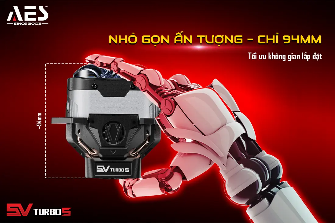 Body khoảng 94 mm AES SV Turbo S