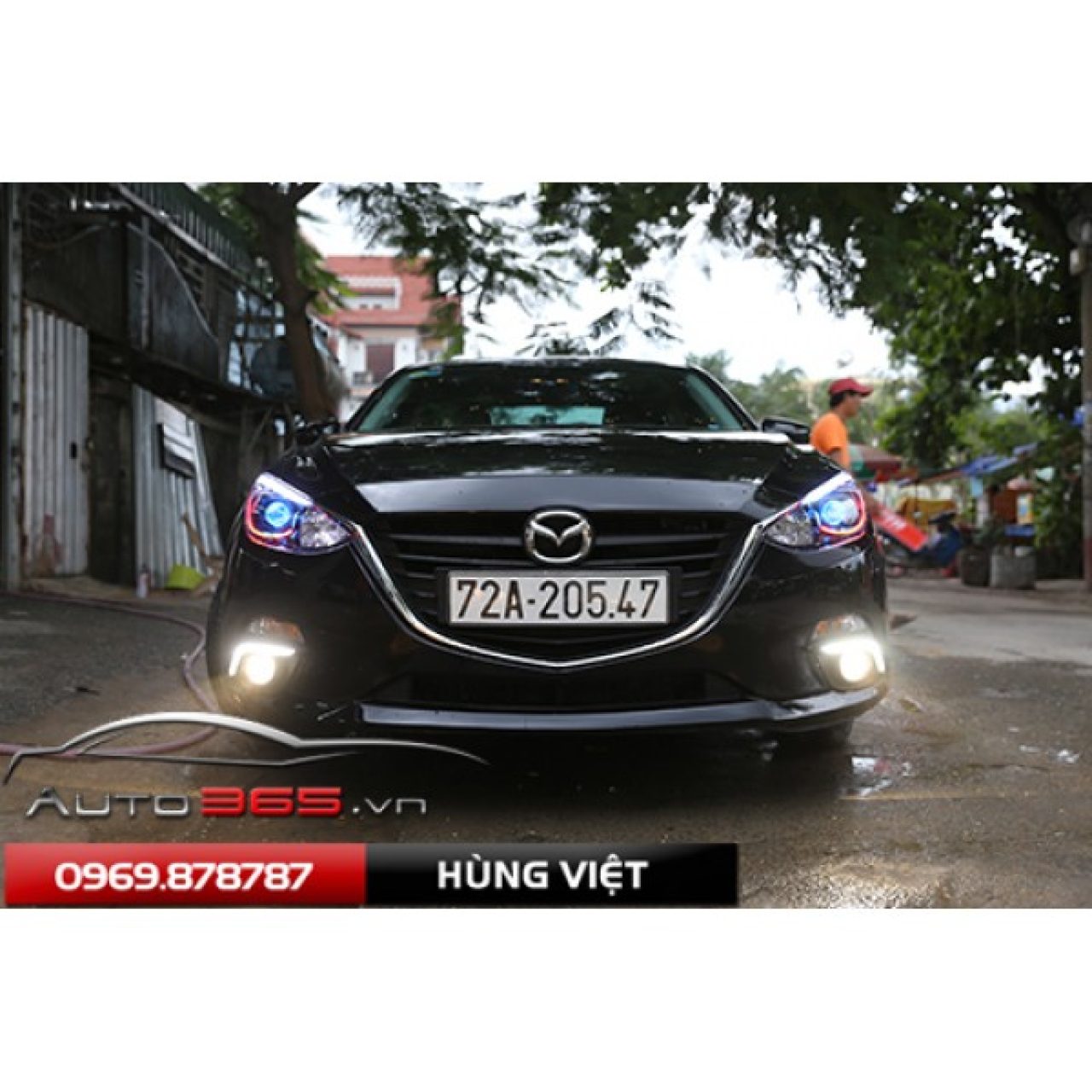Mazda 3 độ mí led bi gầm Taiwan led cóp sau đẳng cấp - Hình 1