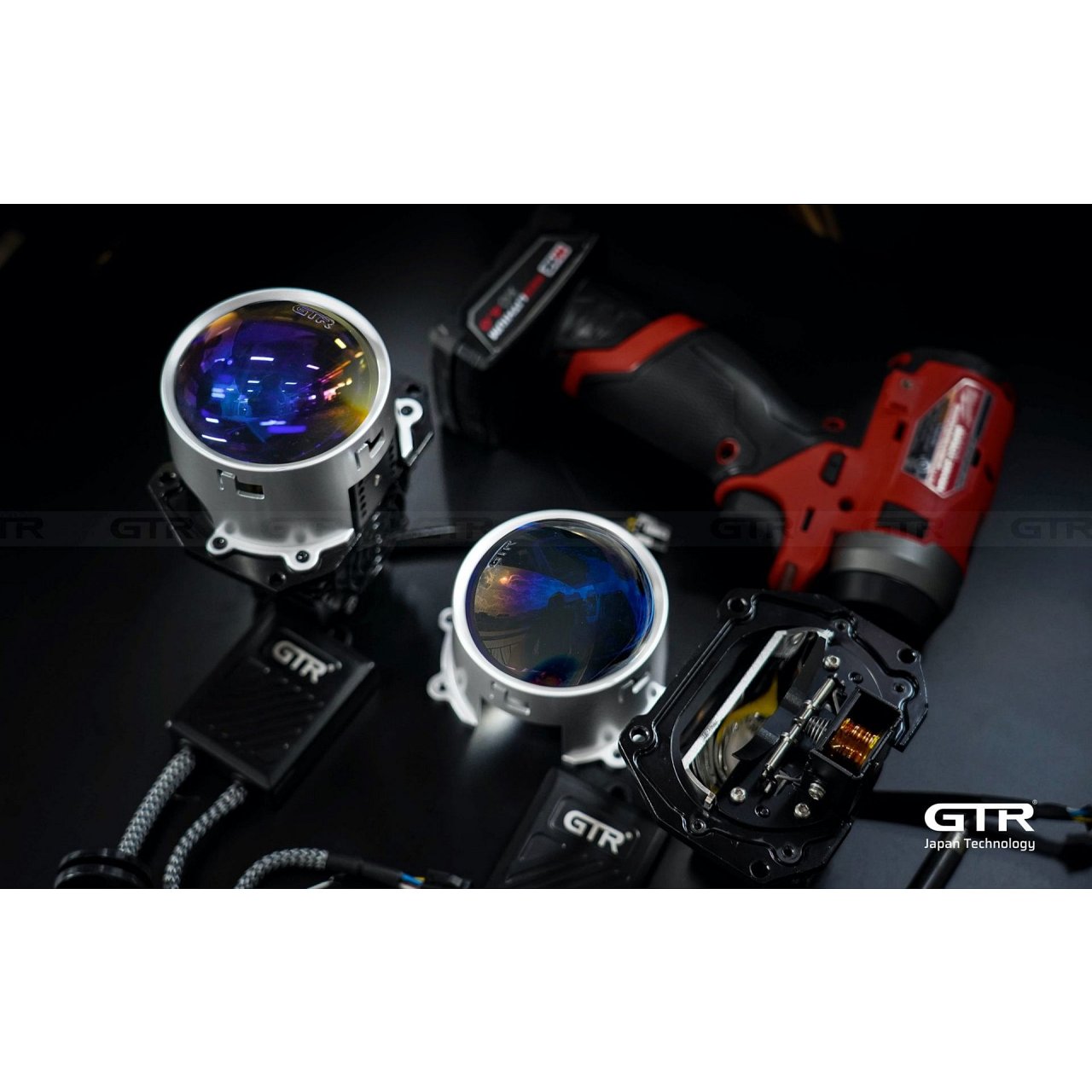 XENON GTR H11 TĂNG SÁNG 180% NHIỆT MÀU 4300K, 5500K, 6500K - Hình 1