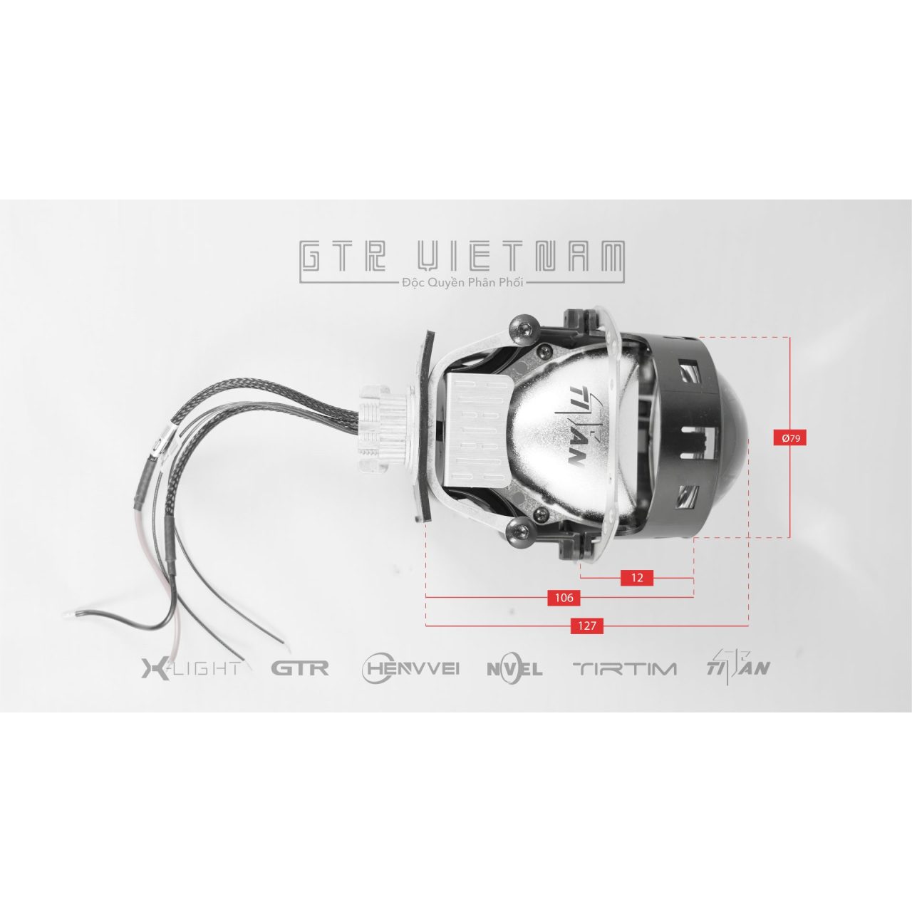 BI LED TITAN SILVER - Hình 7