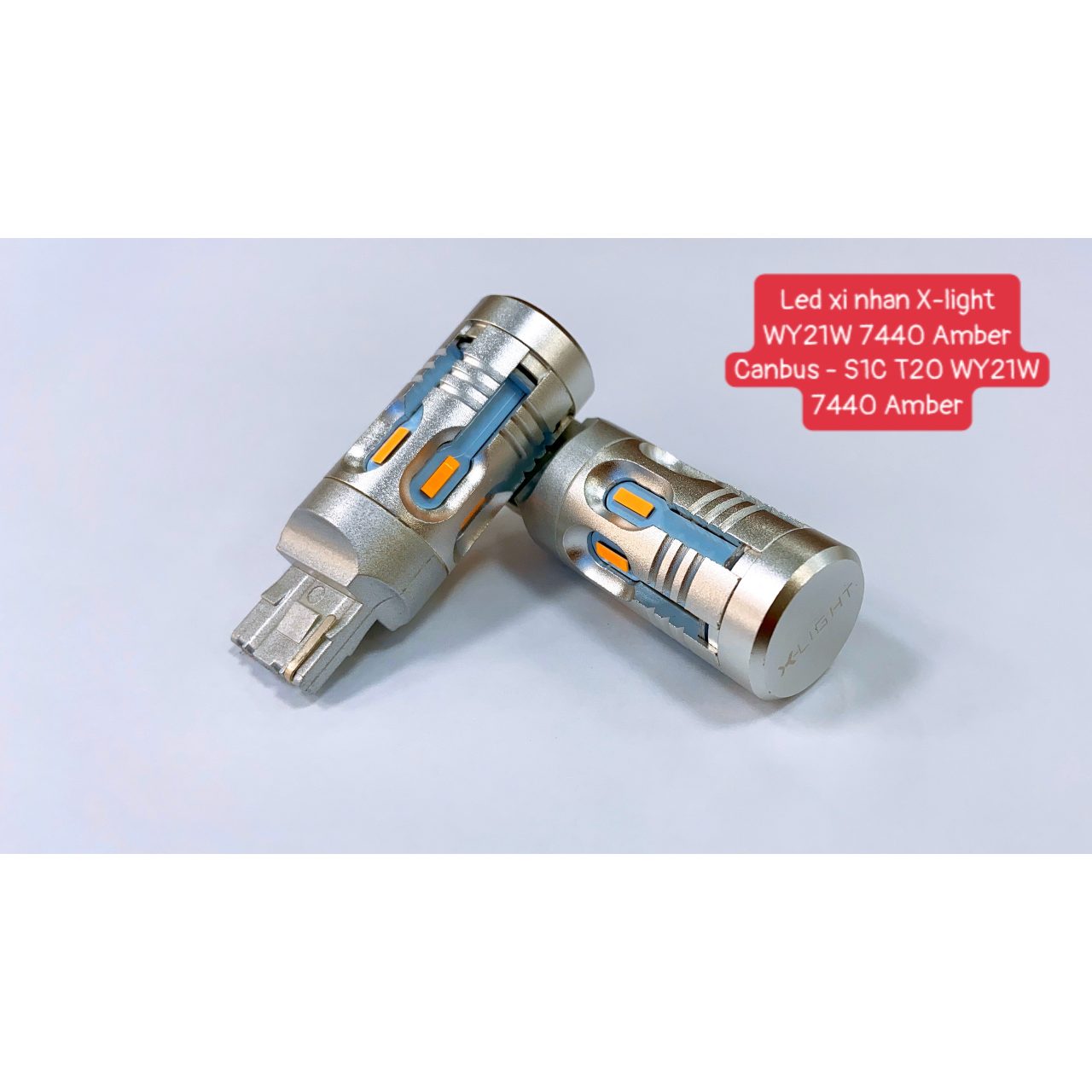 LED XI NHAN X-LIGHT WY21W 7440 AMBER CANBUS - Hình 1