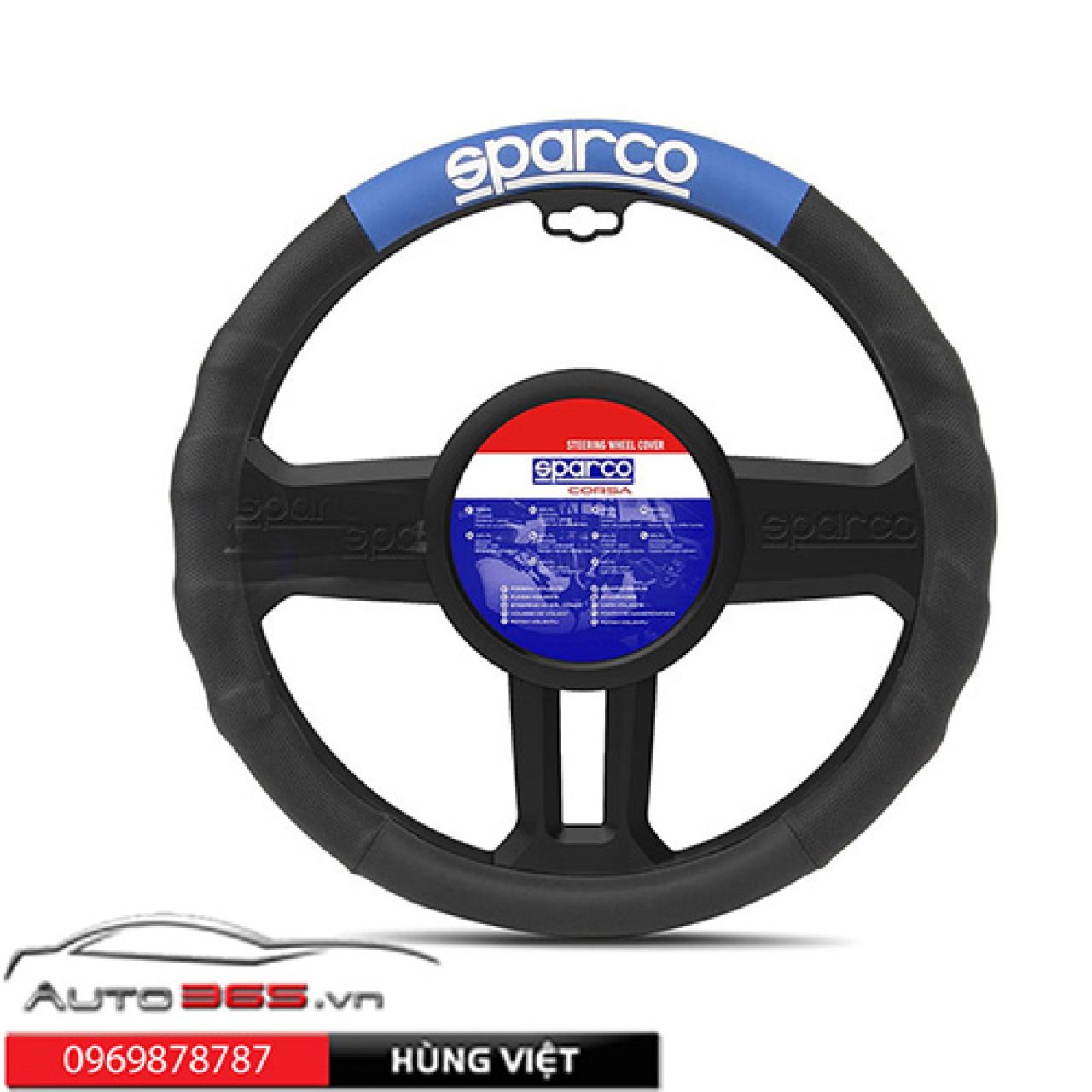 BỌC VÔ LĂNG SPARCO CORSA – SPC1111AZ - Hình 1