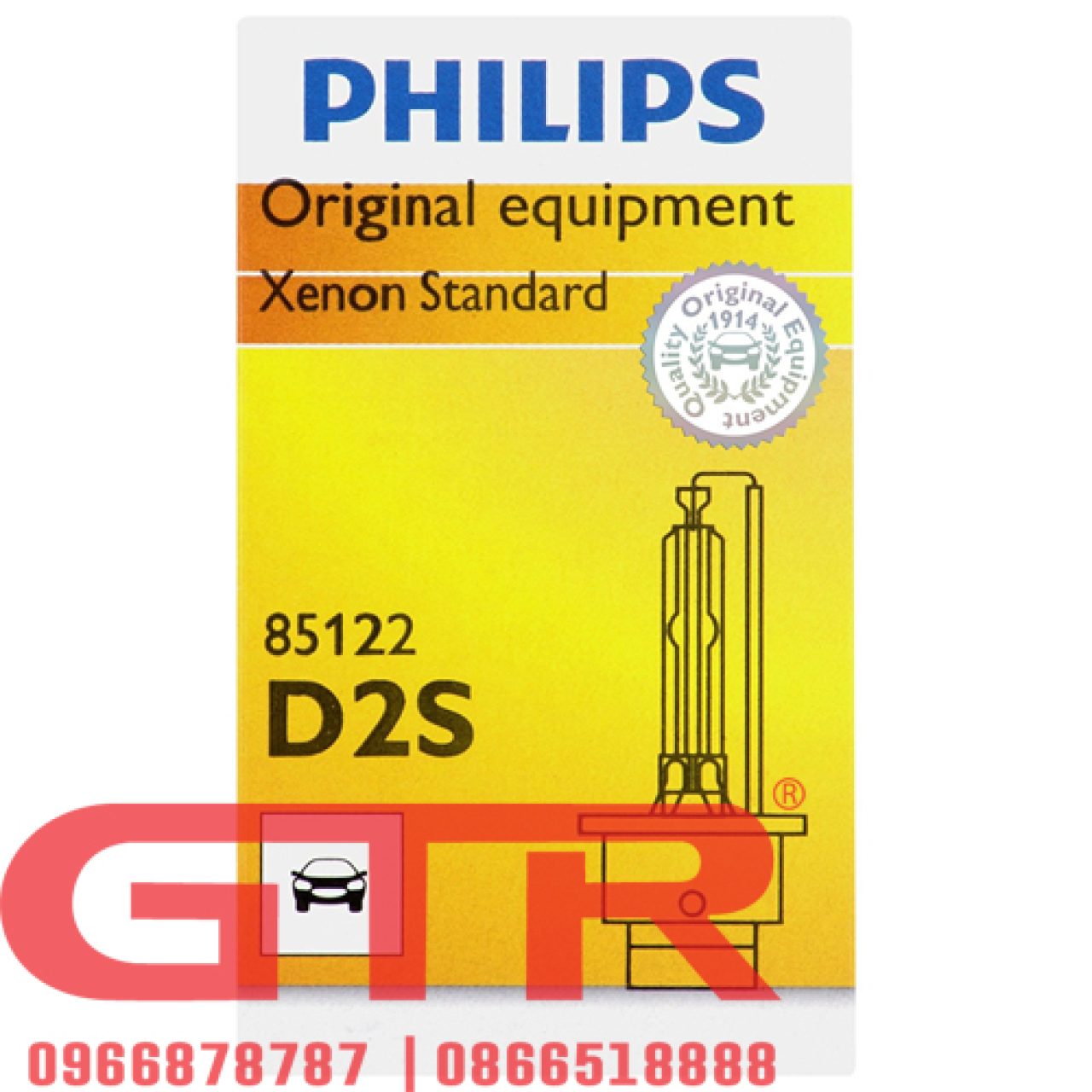 Xenon Philips D2S 85122 35W 4200k Standard - Hình 1
