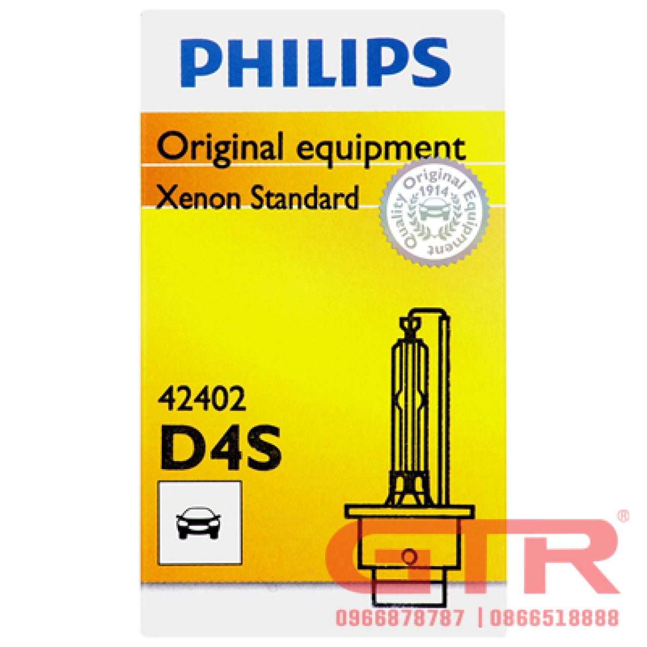 Đèn Xenon Philips D4S 42402 Standard Nhiệt màu 4300k - Hình 1