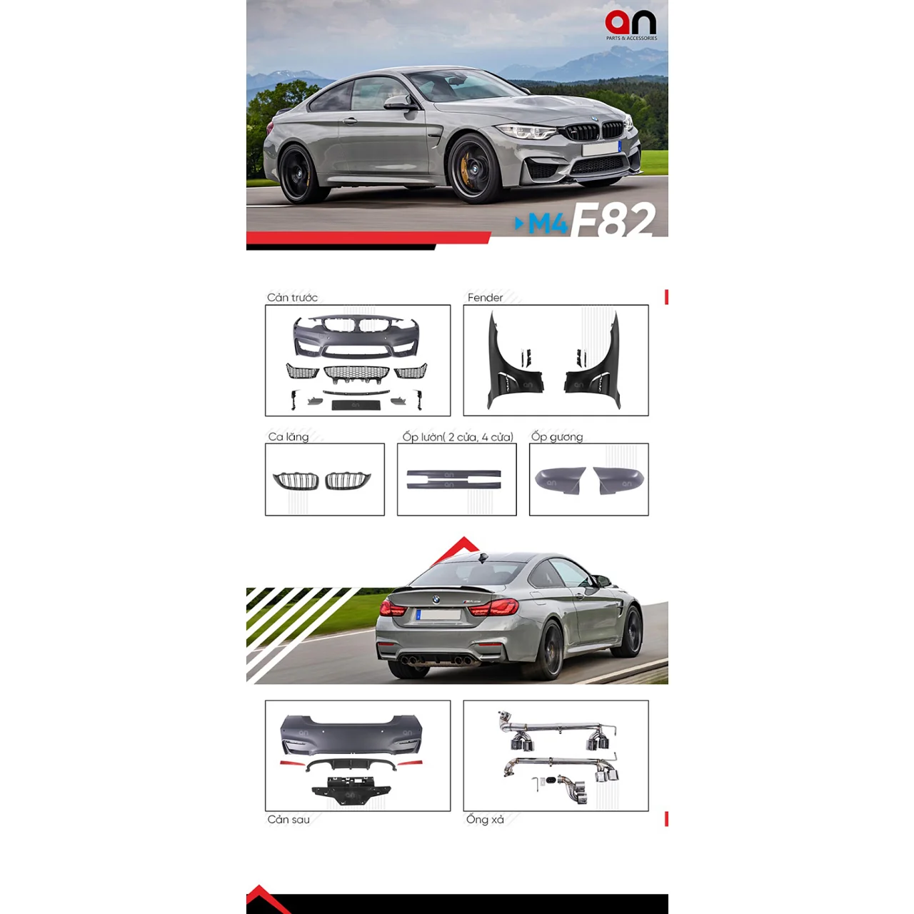 Nâng cấp body kit M4 F82 cho BMW - Hình 1