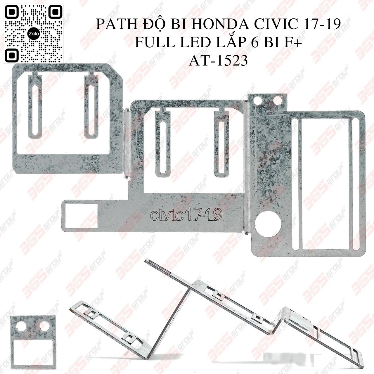 PATH ĐỘ BI HONDA CIVIC 17-19 FULL LED - LẮP 6 BI F+ - AT-1523 - Hình 1