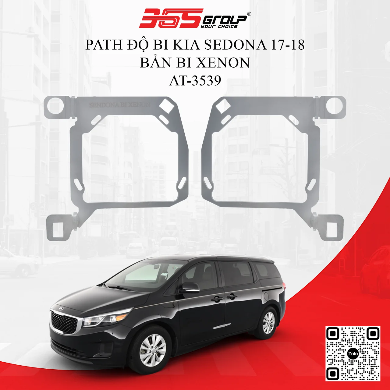 Path độ bi Kia Sedona 17-18 bản bi Xenon - Hình 1