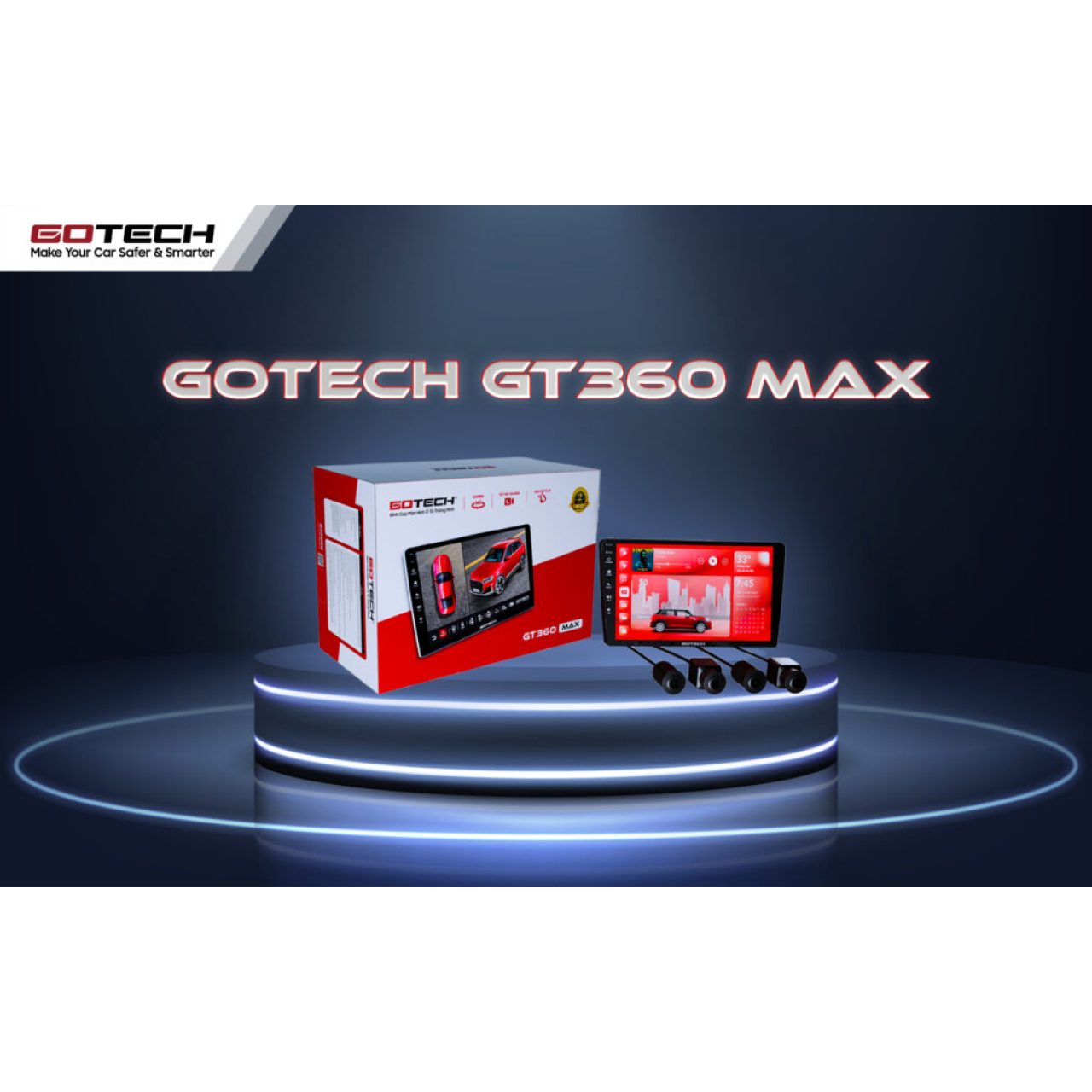 MÀN HÌNH ANDROID Ô TÔ GOTECH GT360 MAX - Hình 1