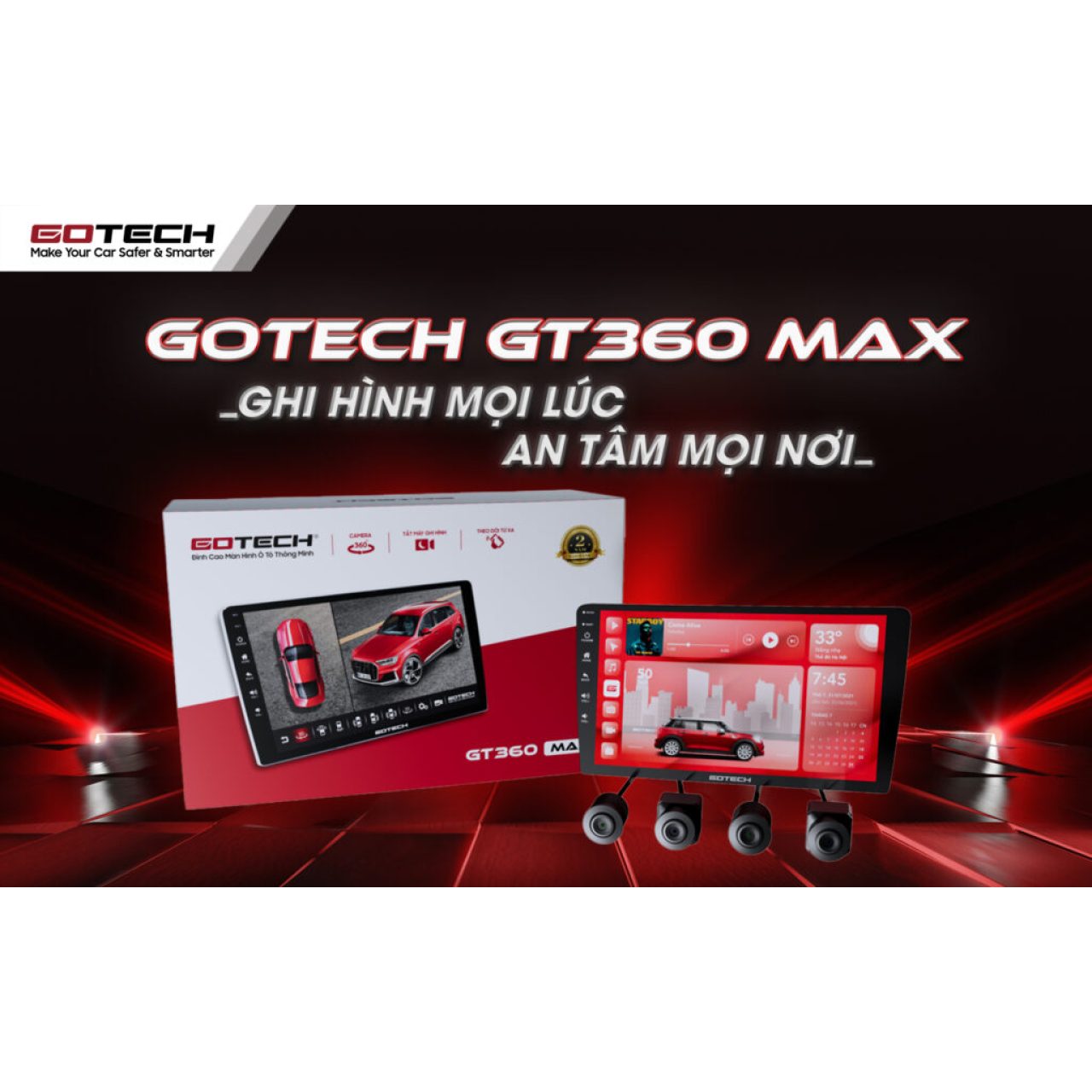 MÀN HÌNH ANDROID Ô TÔ GOTECH GT360 MAX - Hình 2