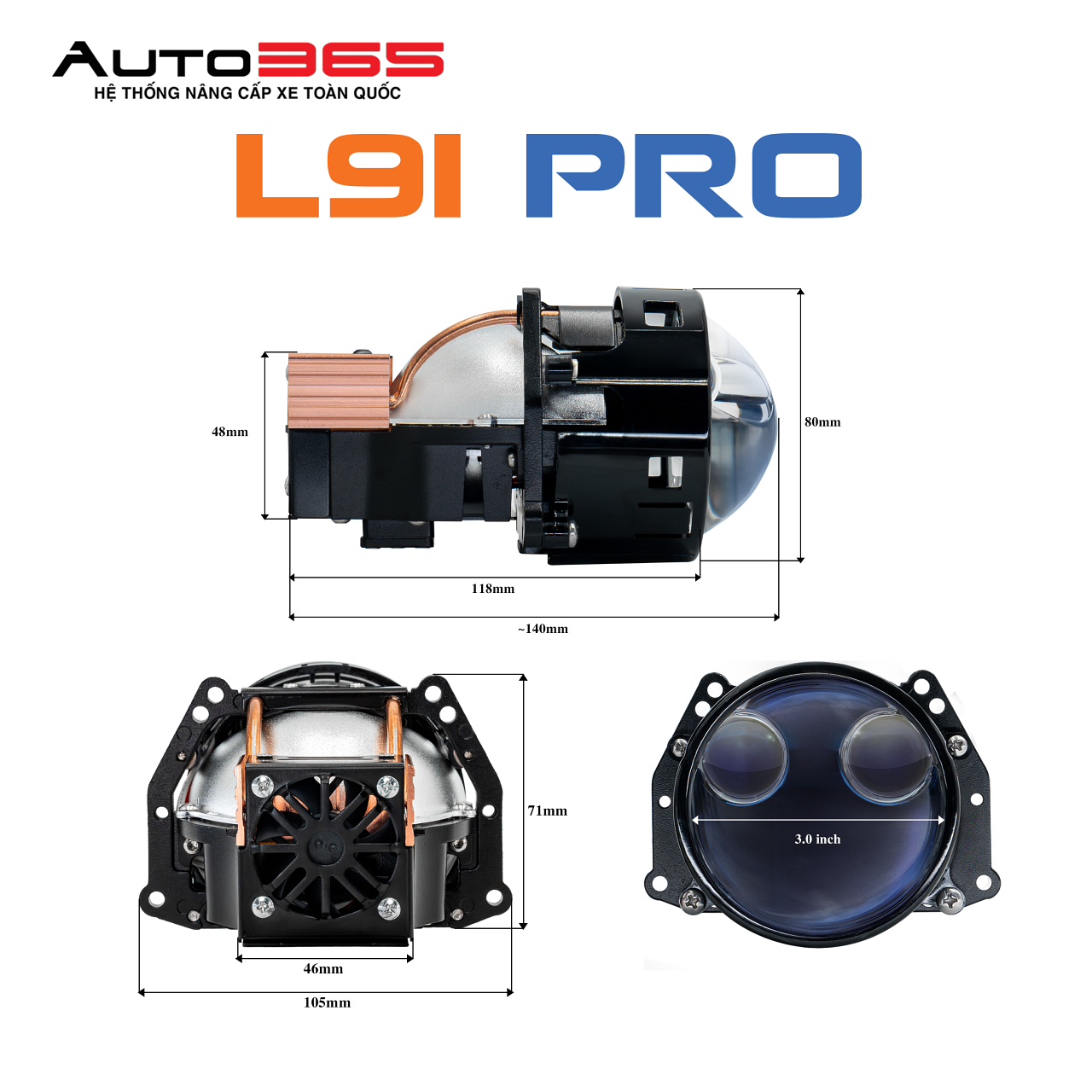 BI LASER HENVVEI L91 PRO 2024 - Hình 7