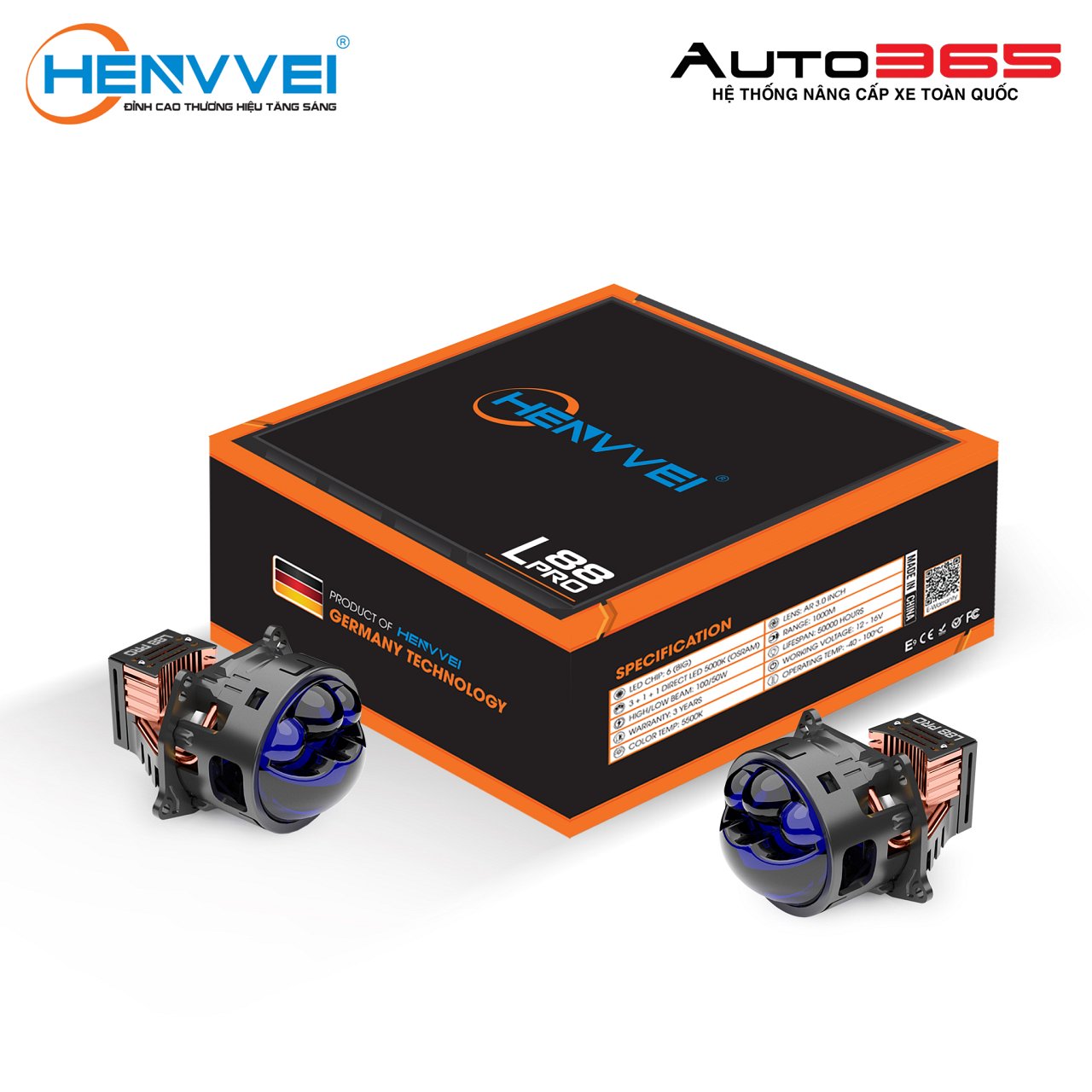 BI LED HENVVEI L88 PRO - Hình 1