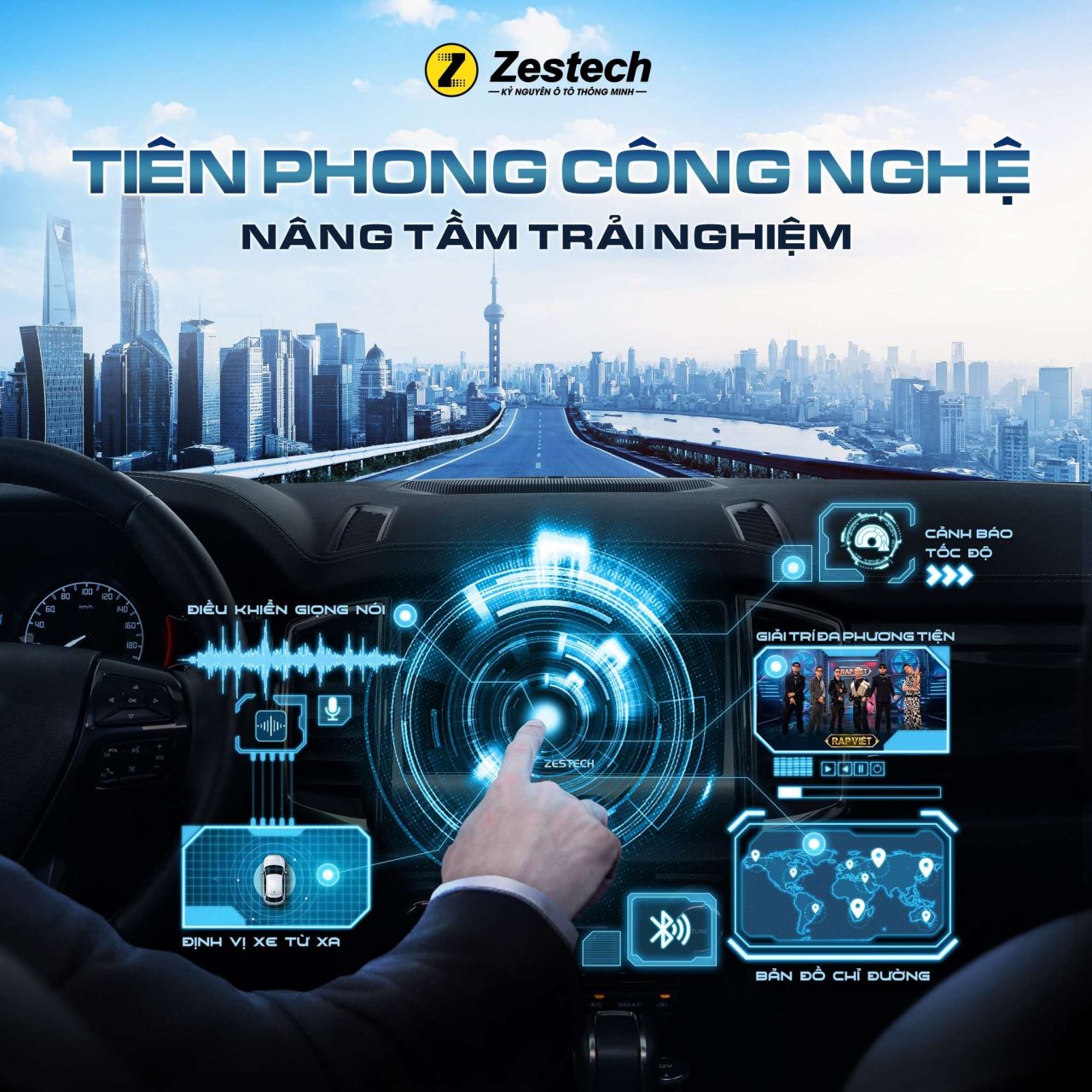 MÀN HÌNH Ô TÔ ANDROID ZESTECH Z800+ BASE - Hình 5