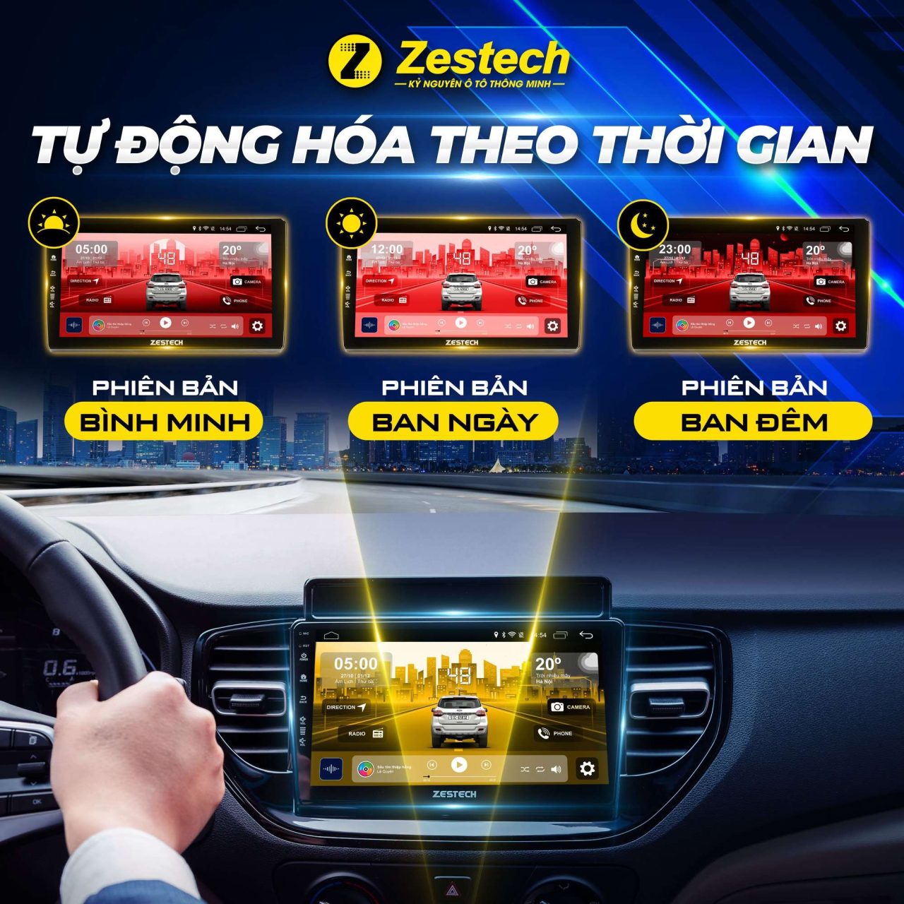 MÀN HÌNH Ô TÔ ANDROID ZESTECH Z800+ BASE - Hình 3