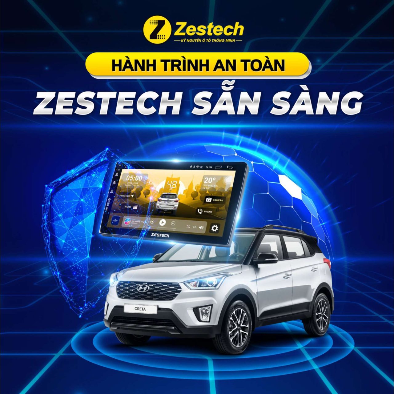 MÀN HÌNH Ô TÔ ANDROID ZESTECH Z800+ BASE - Hình 2