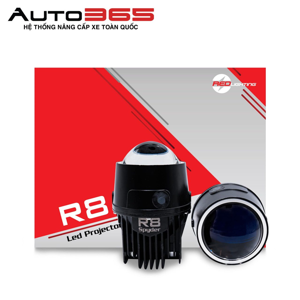 BI GẦM RED LIGHTING R8 SPYDER - Hình 1