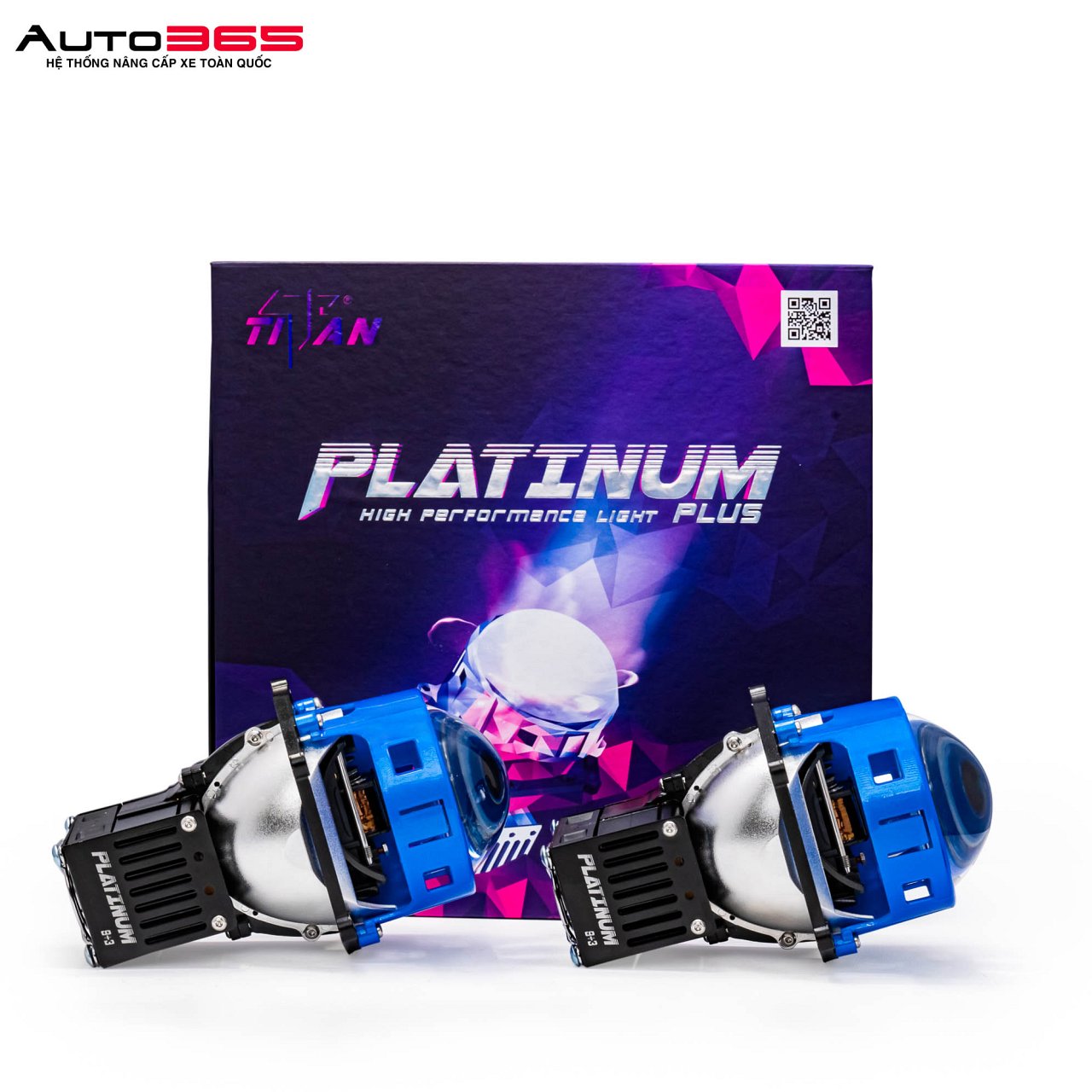 BI LED TITAN PLATINUM 9+3 NHIỆT MÀU 5000K - Hình 1