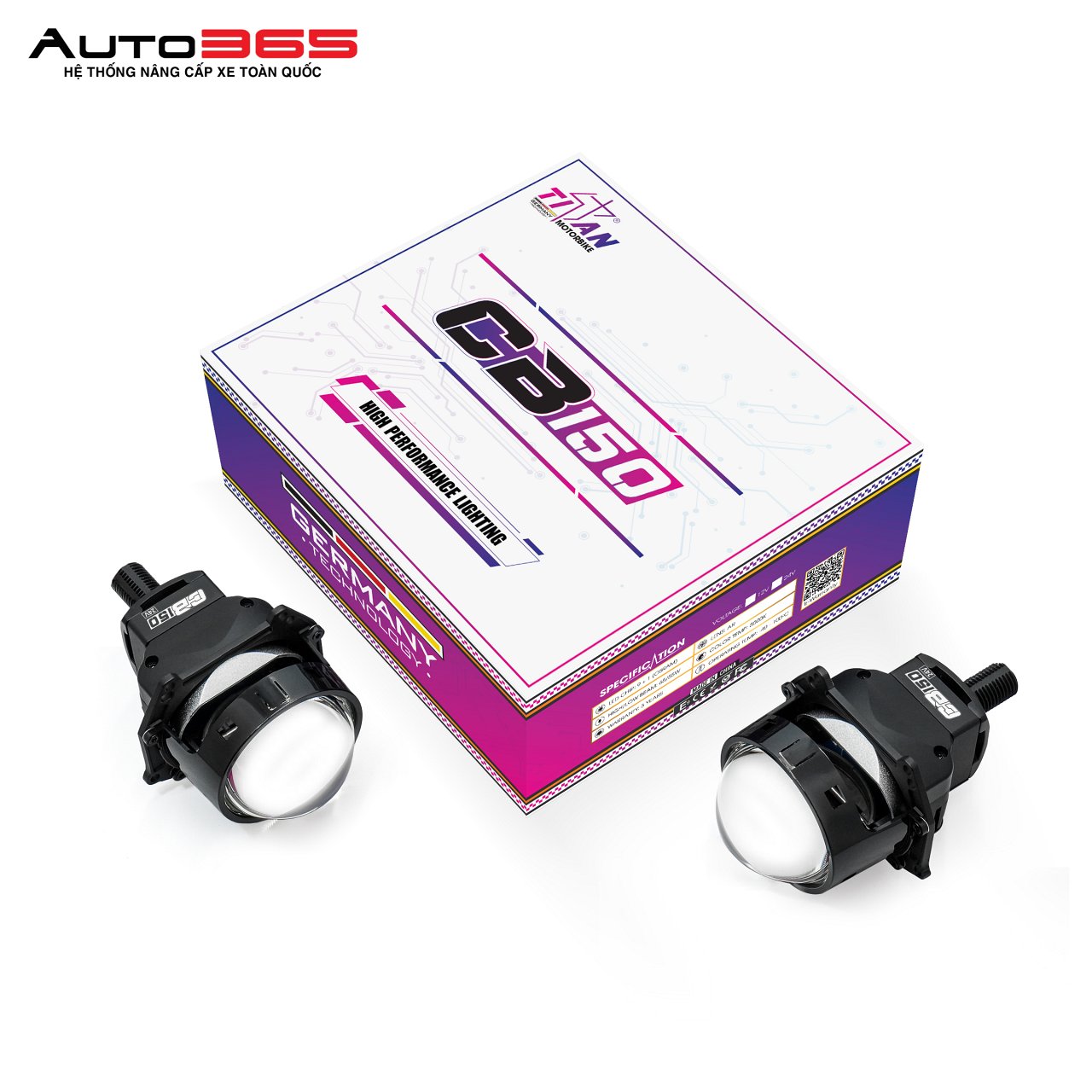 BI LED TITAN CB150 - 24V - Hình 2