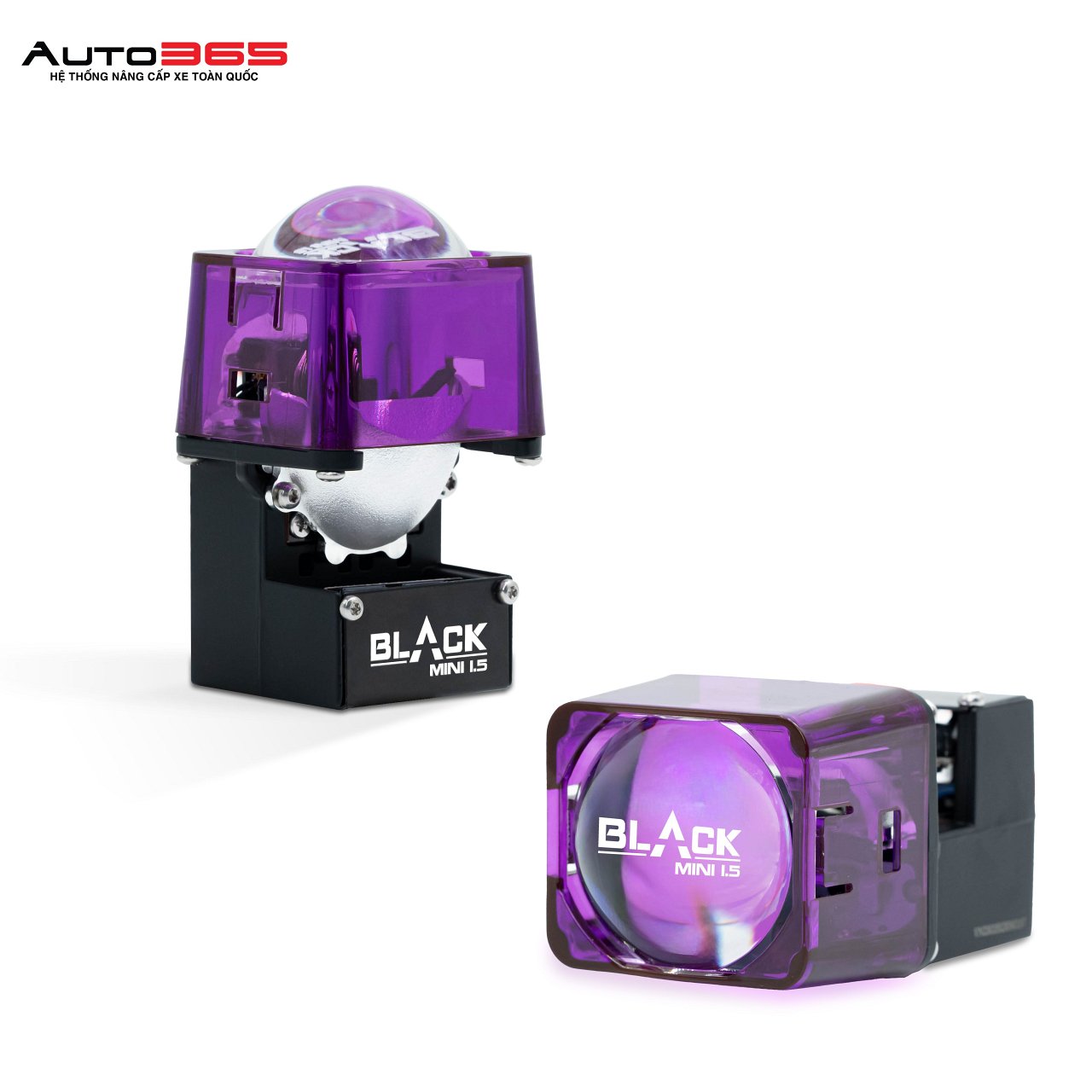 BI LED TITAN BLACK MINI 1.5 INCH - Hình 5