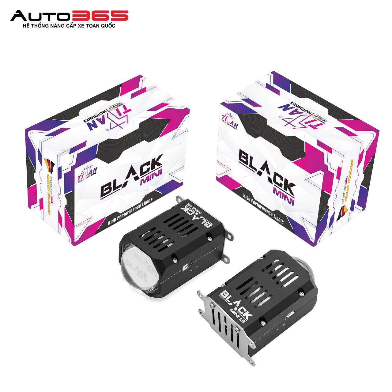 BI LED TITAN BLACK MINI 1.8 INCH (LẺ) - Hình 2