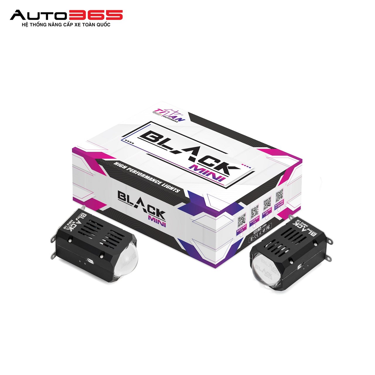 BI LED TITAN BLACK MINI 1.8 INCH - Hình 6