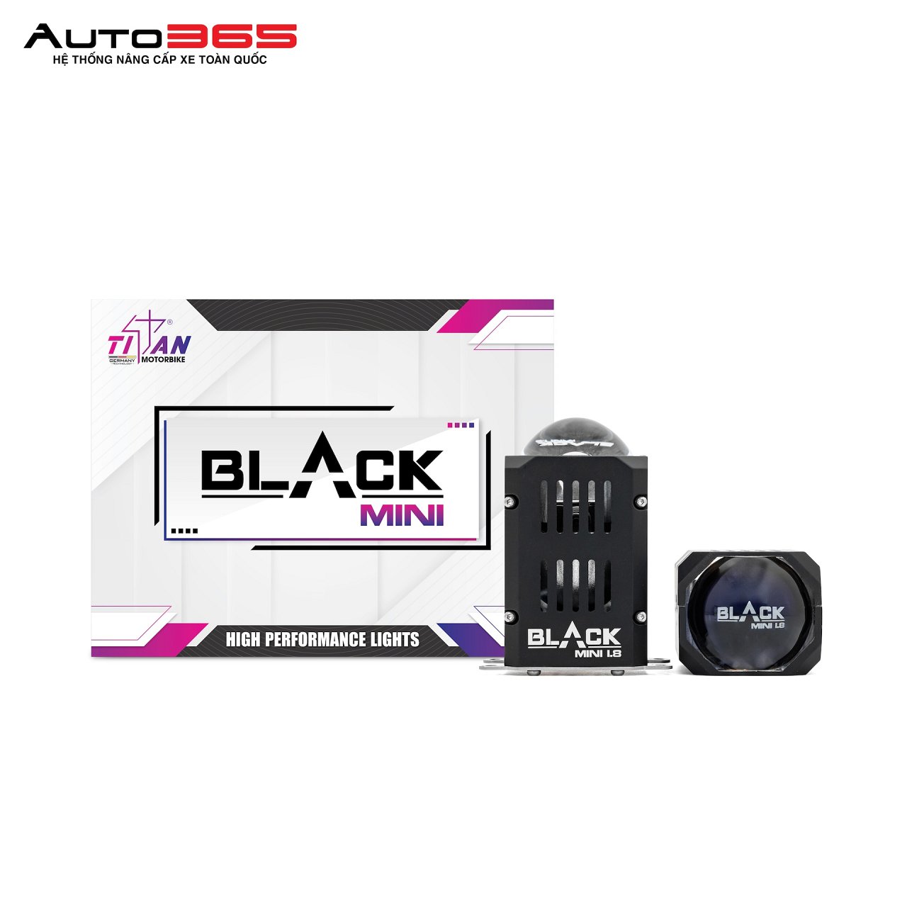 BI LED TITAN BLACK MINI 1.8 INCH - Hình 7