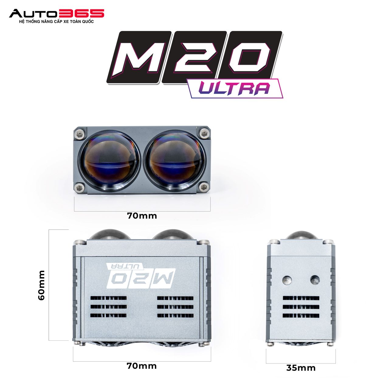 ĐÈN TRỢ SÁNG TITAN MOTO M20 ULTRA - Hình 11