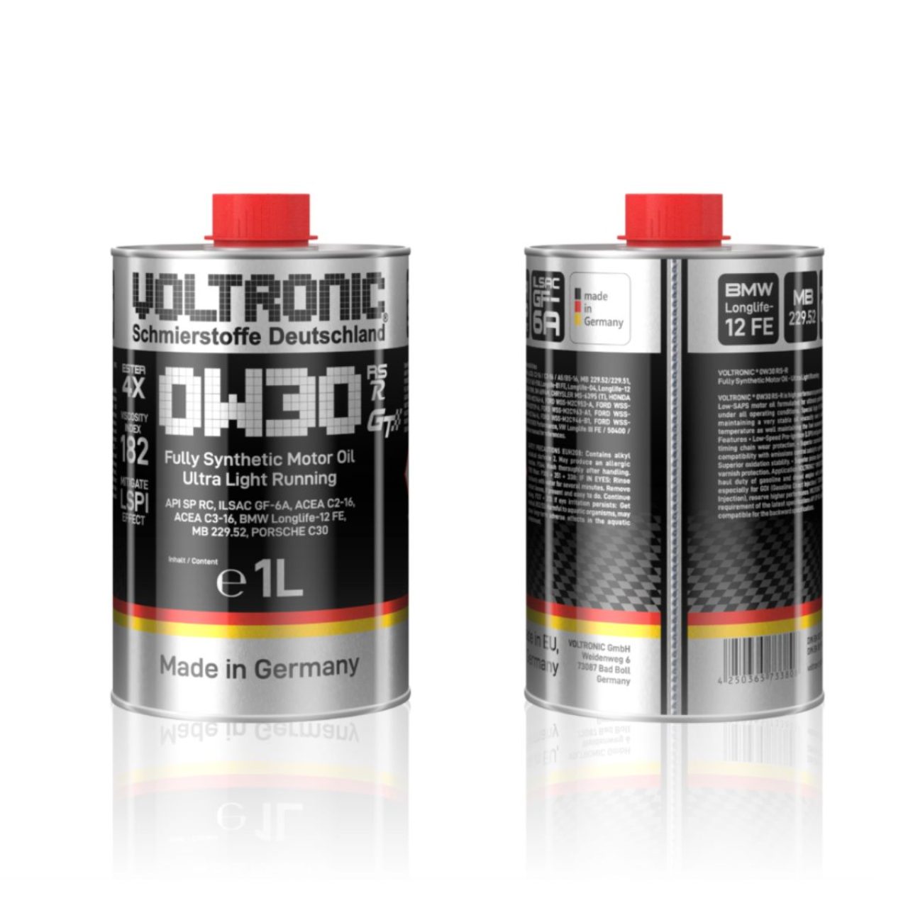 Nhớt Tổng Hợp Voltronic 0W30 Rs-R Fully Synthetic Motor Oil 1L - Hình 1