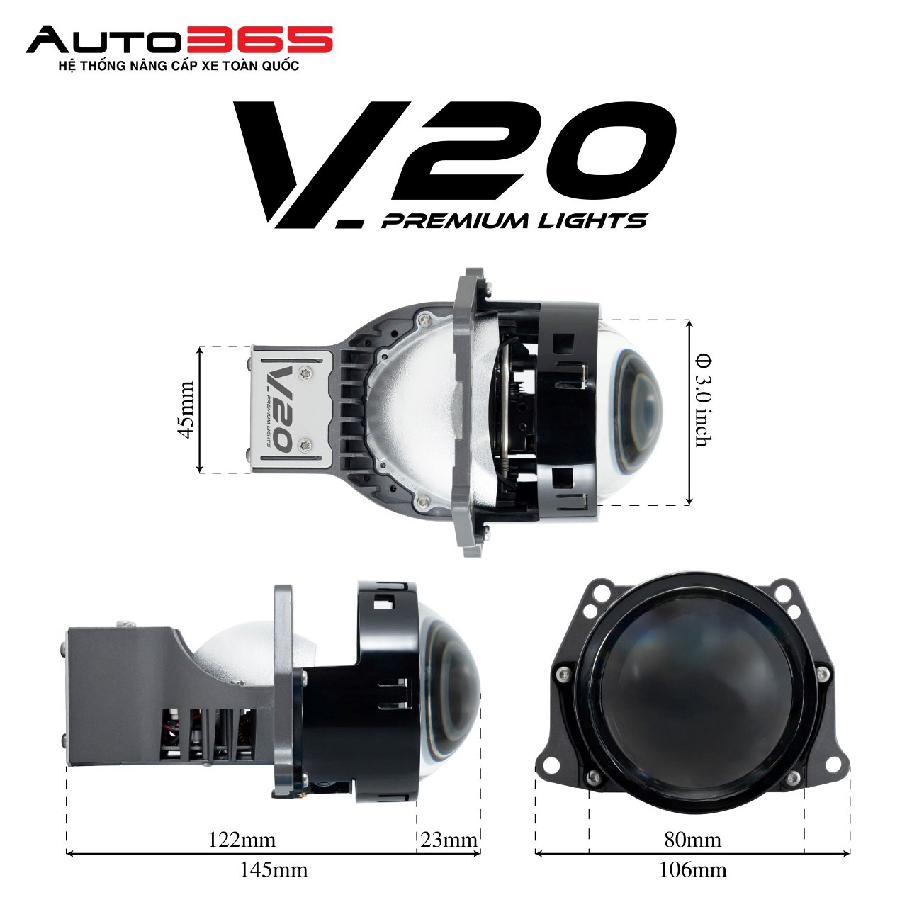 BI LED X-LIGHT V20 2023 9+1+1 (Hộp mới) - Hình 6