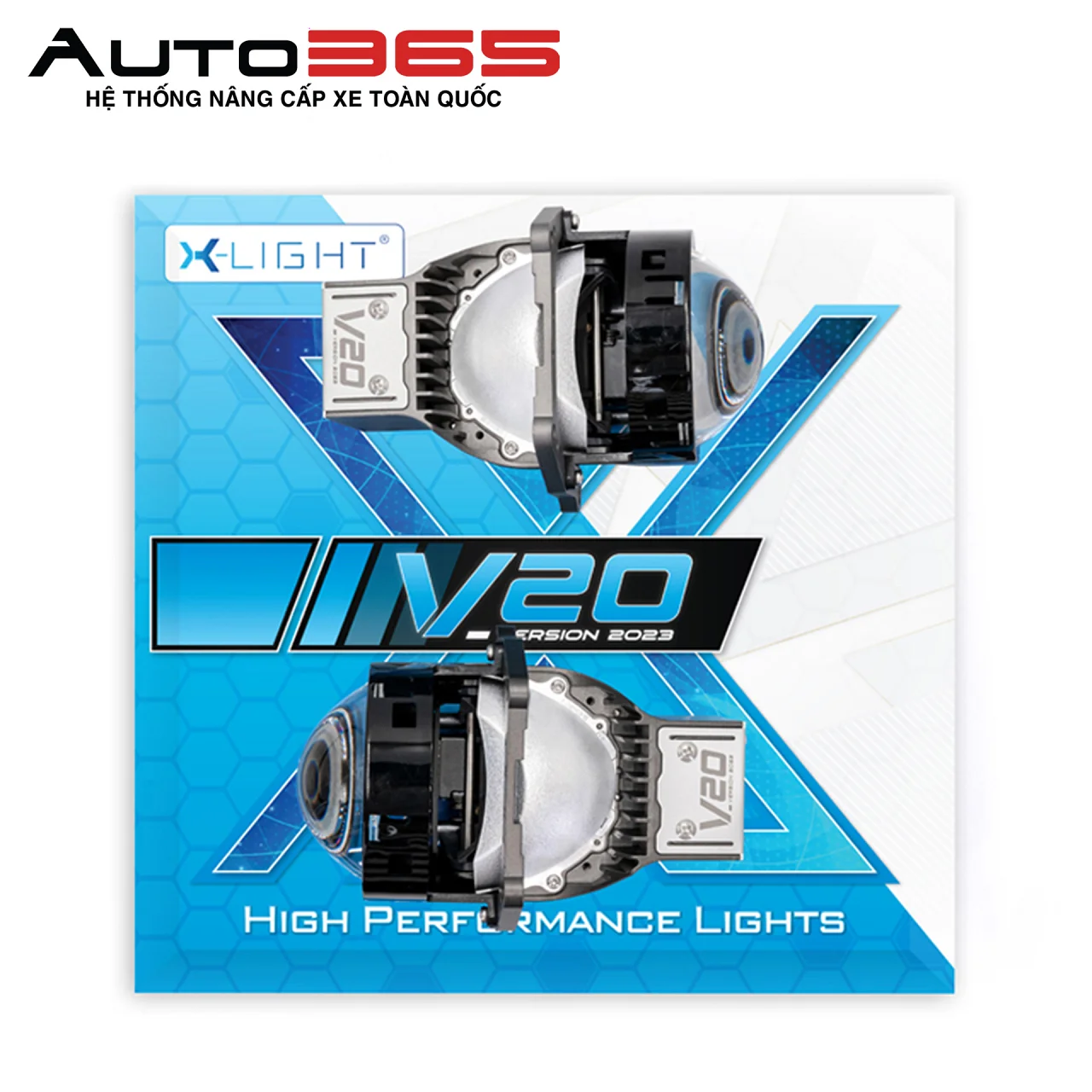 Bi LED X-Light V20 2023 nhiệt màu 5000K - Hình 3