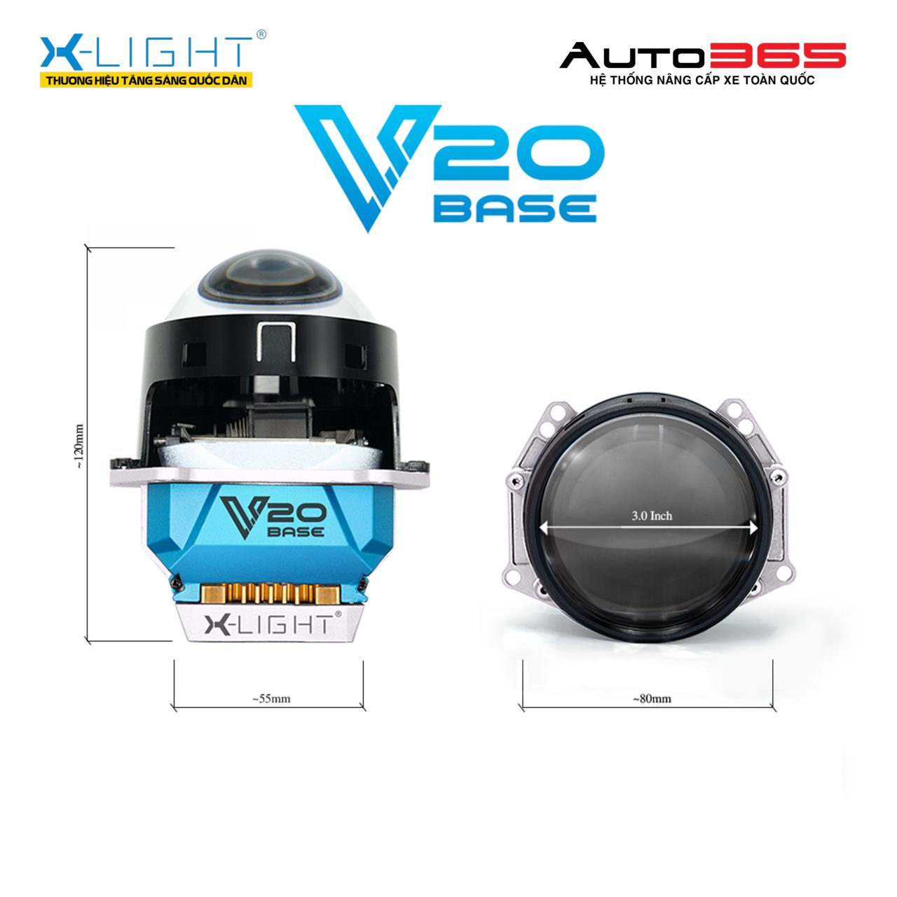 BI LED X-LIGHT V20 BASE 2025 - Hình 5