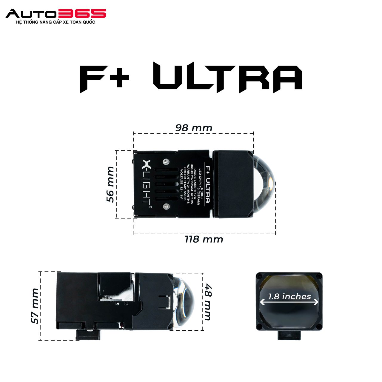 Bi Laser X-Light F+ Ultra - Hình 6
