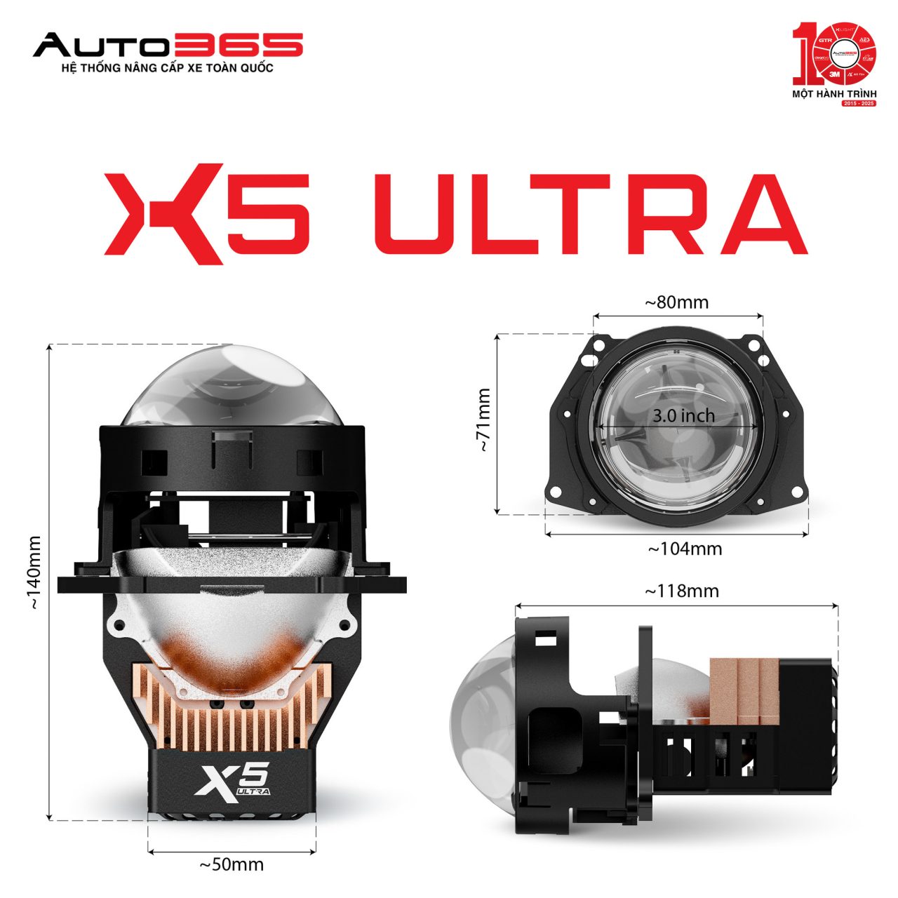 BI LED X-LIGHT X5 ULTRA - Hình 5