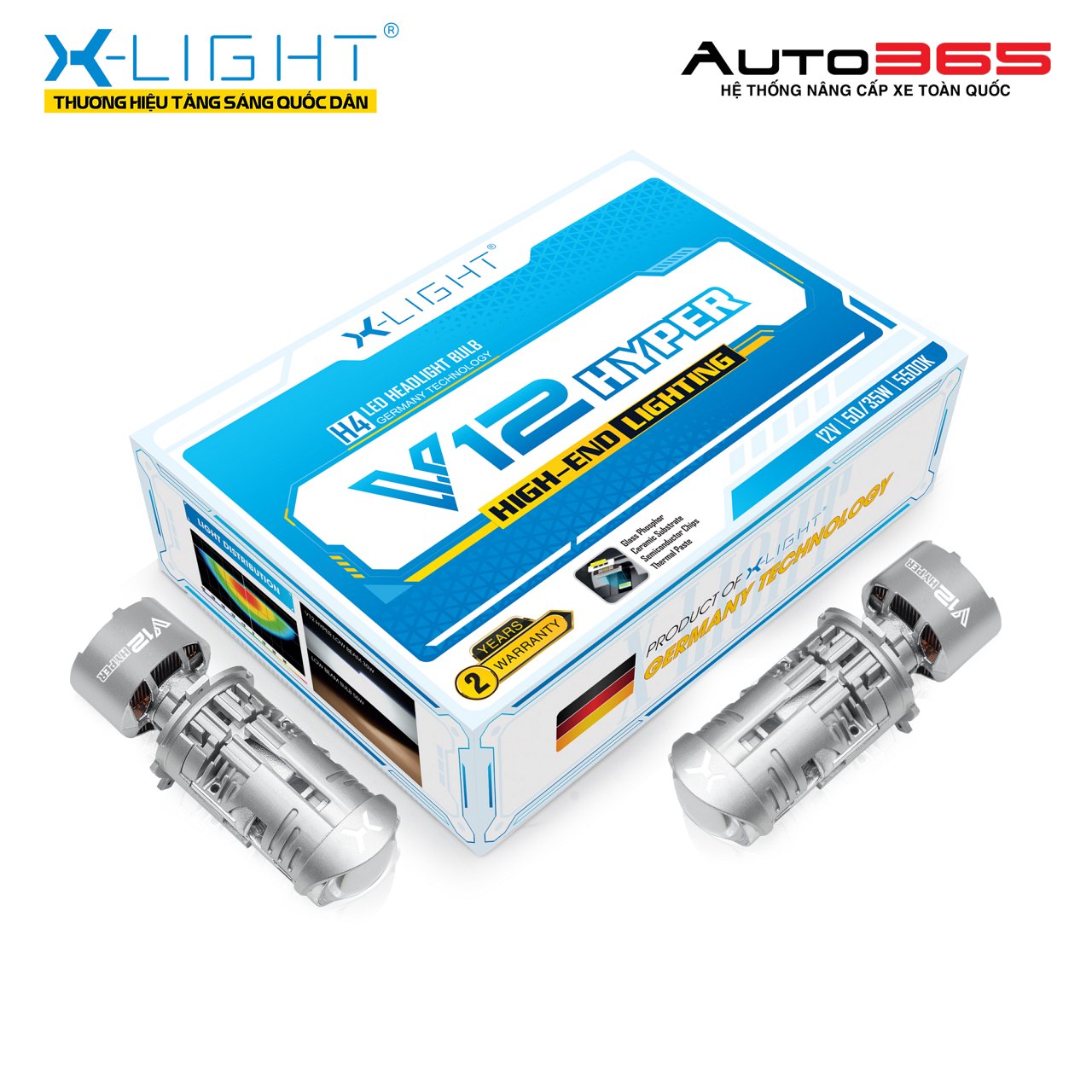 BI LED MINI X-LIGHT V12 HYPER - Hình 1