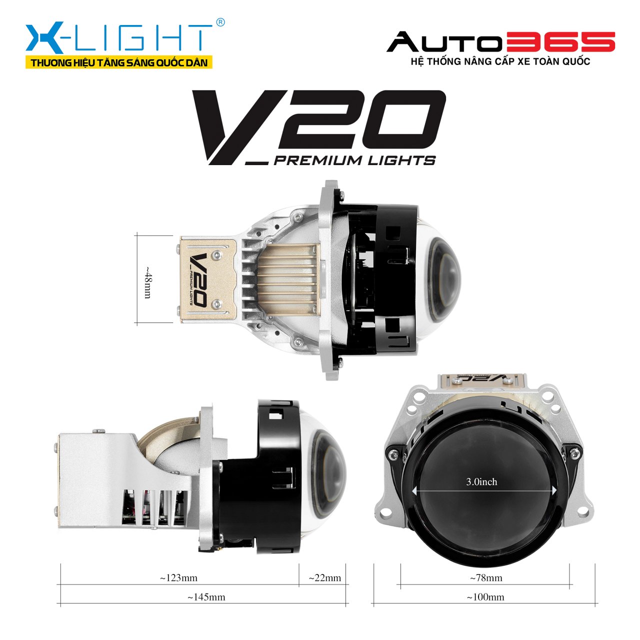 BI LED X-LIGHT V20 - NEW 2025 - Hình 7