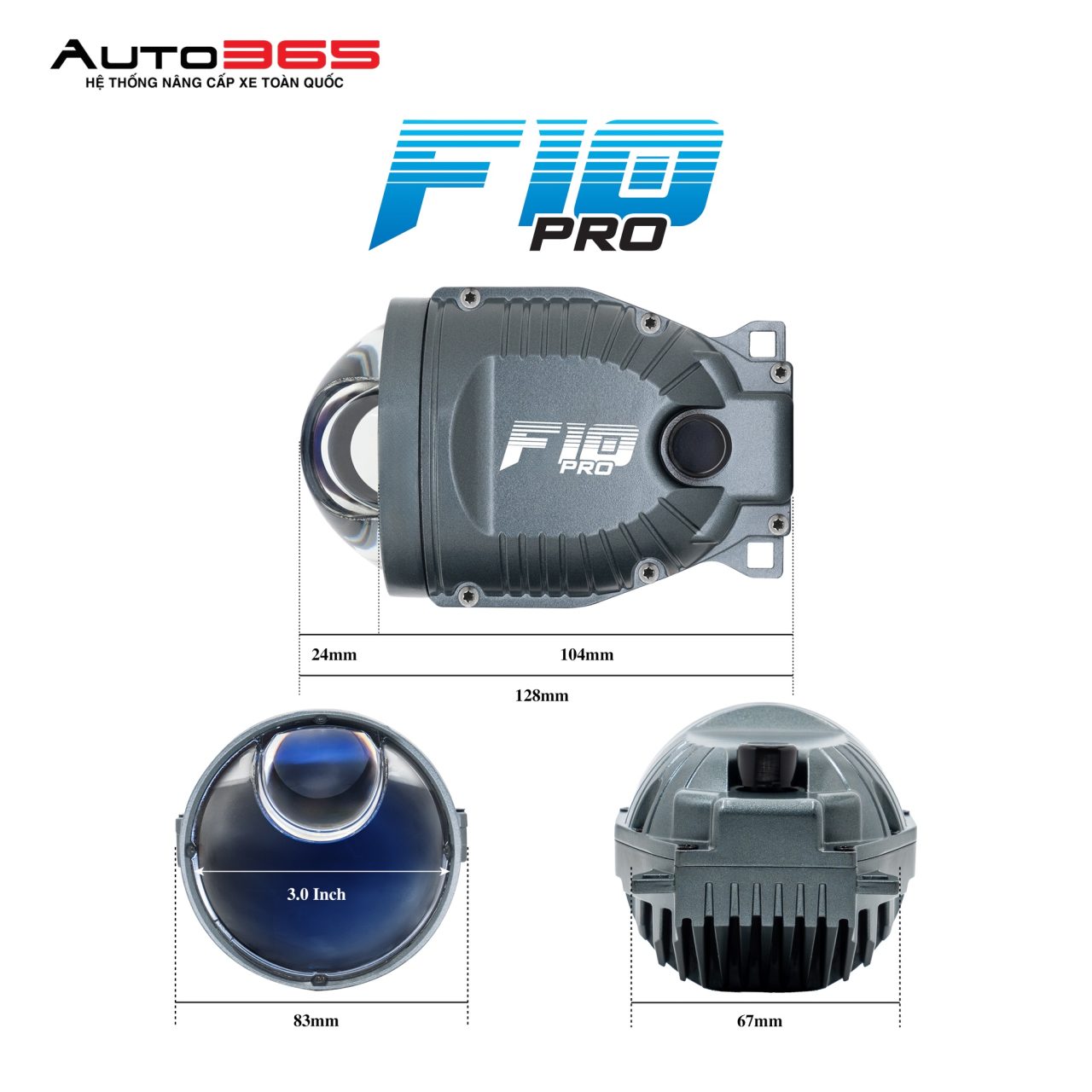 BI GẦM X-LIGHT F10 PRO 3 NHIỆT MÀU - Hình 11