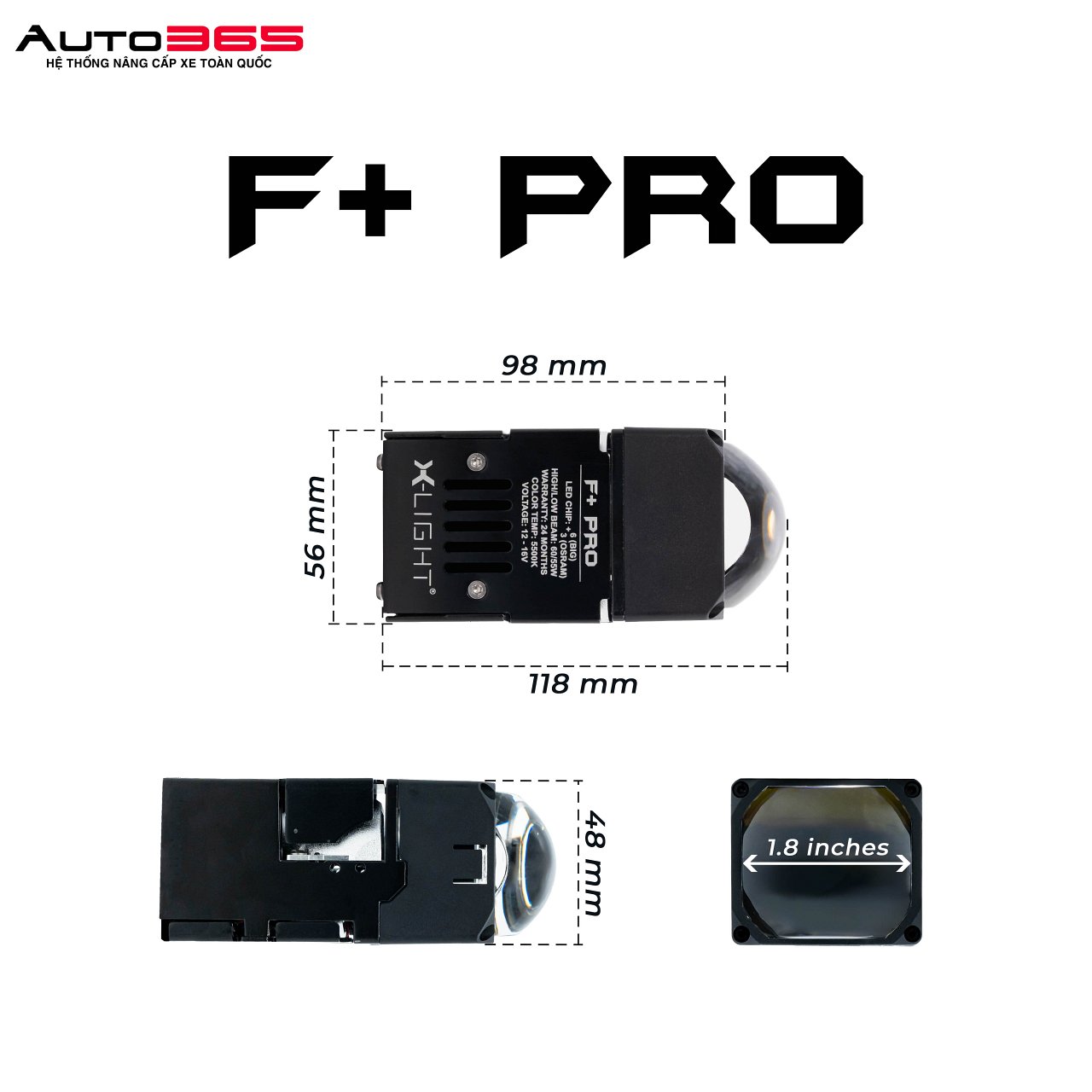 MODULE BI LED X-LIGHT F+ PRO (NEW 2024) - Hình 4