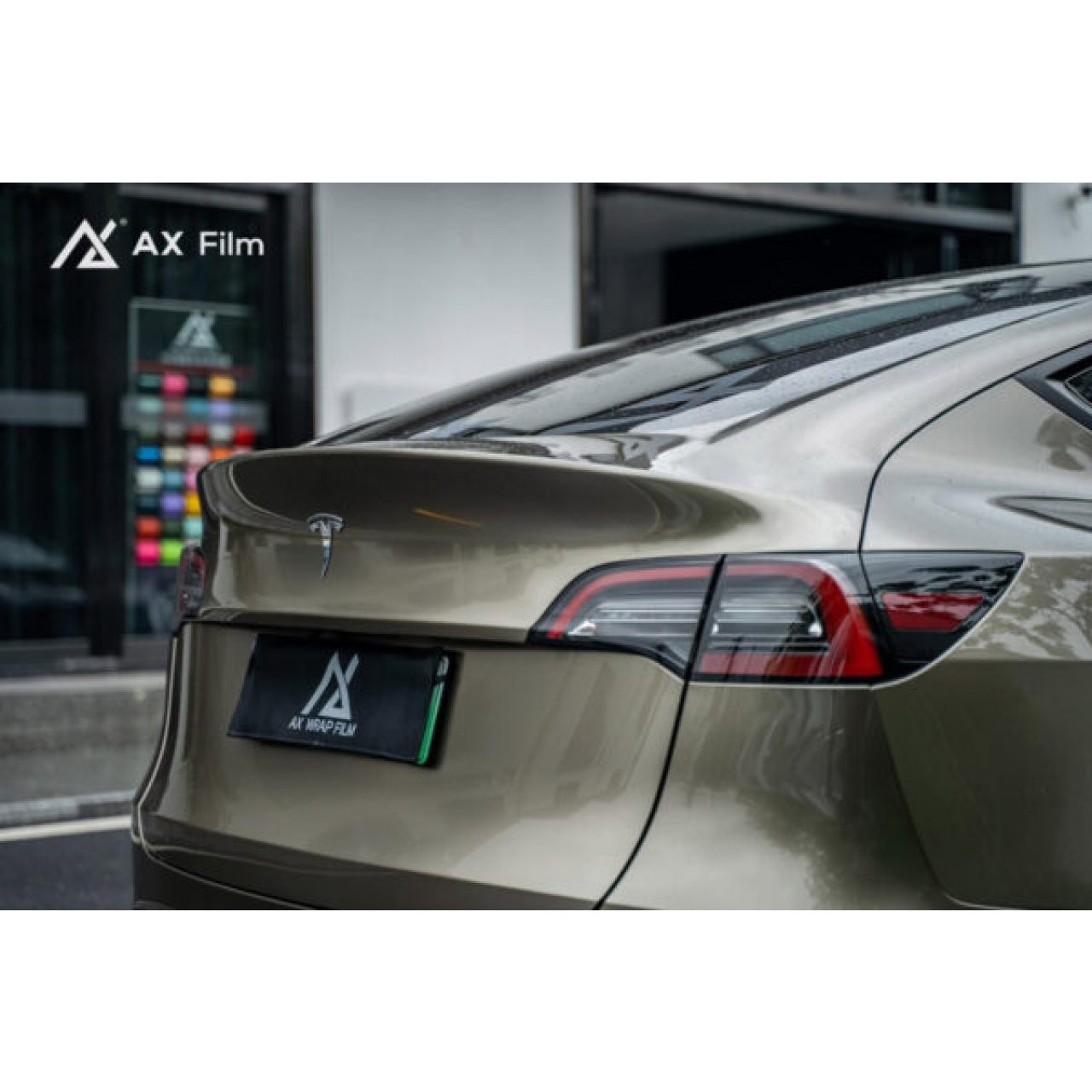AX FILM TPU LIQUID METAL BRONZE -MÀU ĐỒNG KIM LOẠI LỎNG - Hình 2