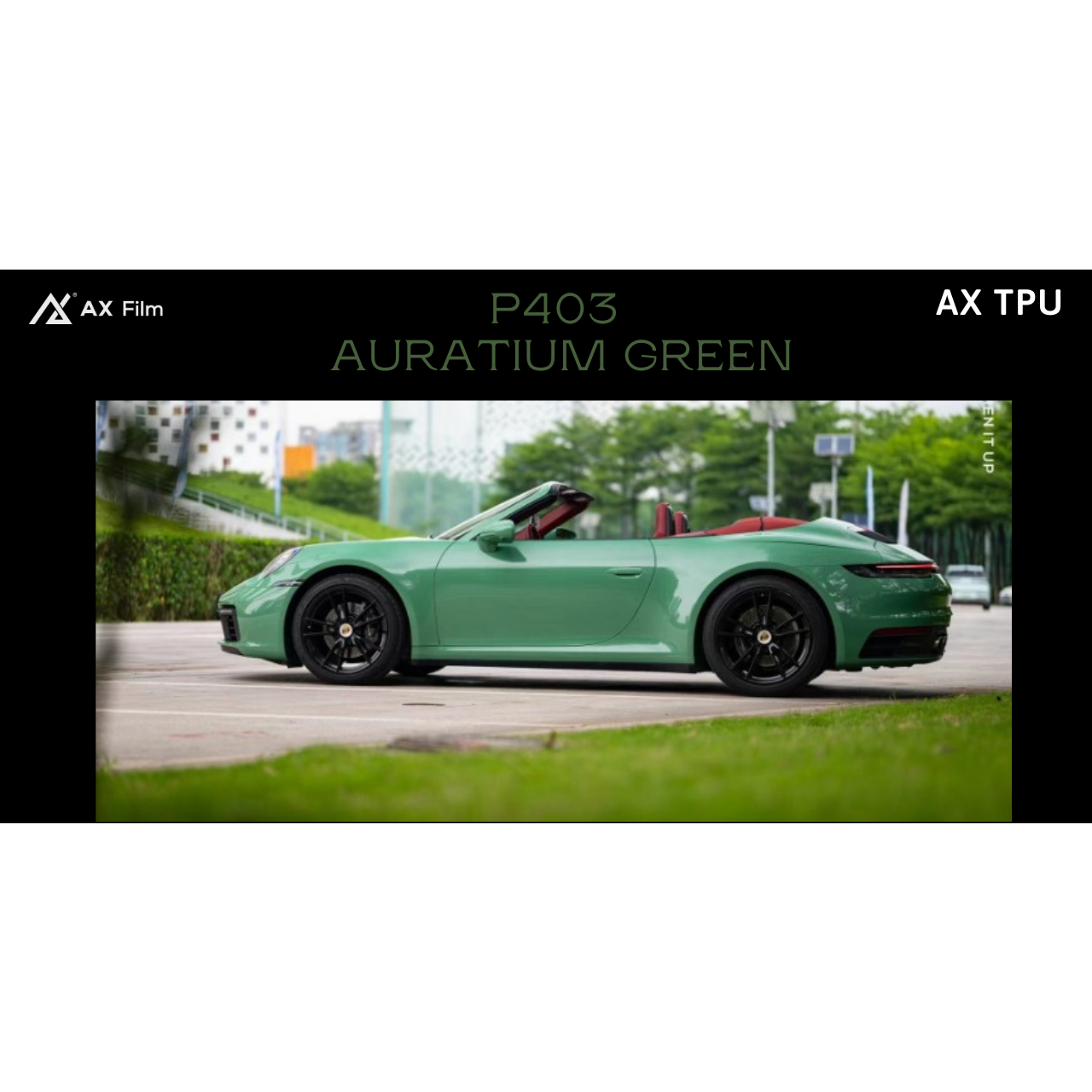 AX FLIM TPU AURATIUM GREEN - XANH VỎ CAM AURATIUM - Hình 1