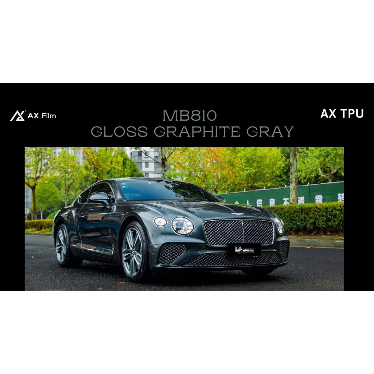 AX FLIM TPU GLOSS GRAPHITE GRAY - XÁM THAN CHÌ BÓNG - Hình 1